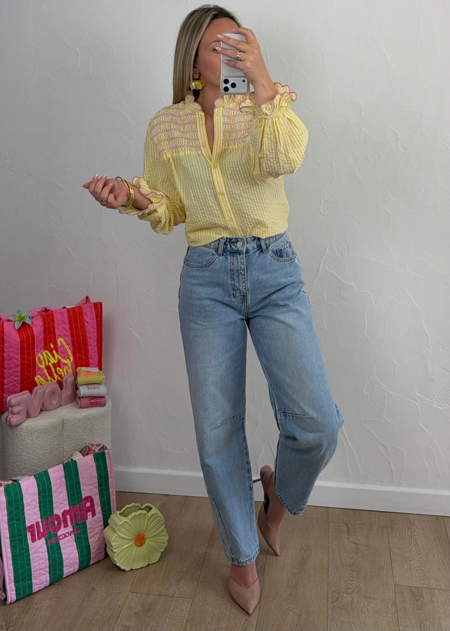 Chemisier BÉRYL Jaune