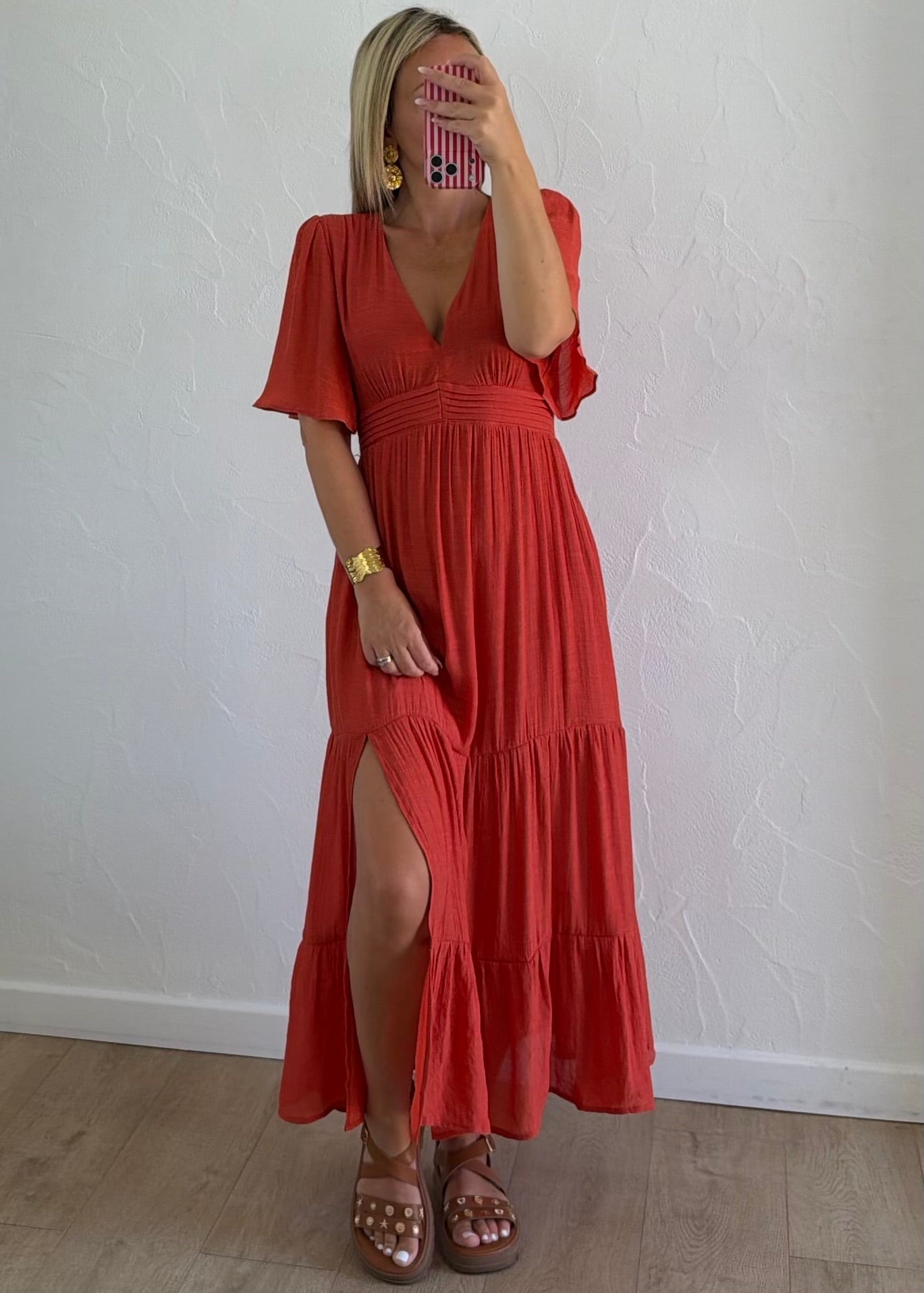 Robe LALIE Terracotta
