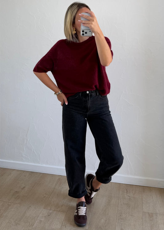 Pull Léna Bordeaux