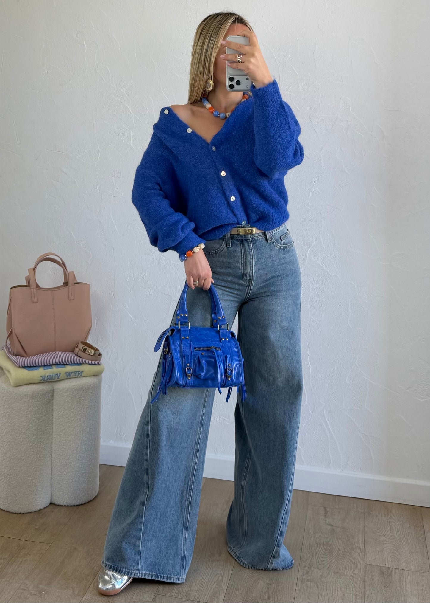 Gilet MARINA Bleu Électrique