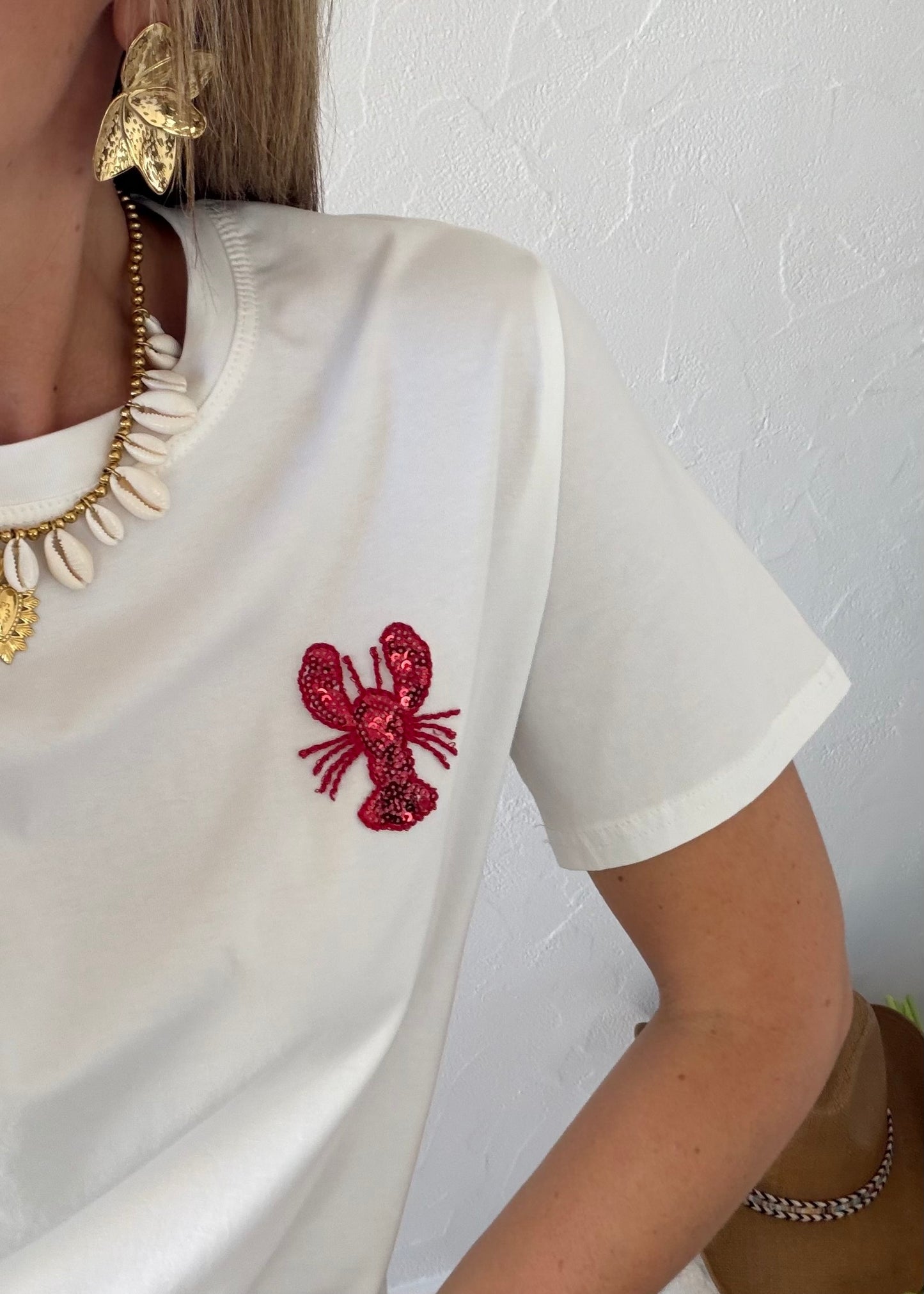 Tee-shirt « HOMARD » Blanc