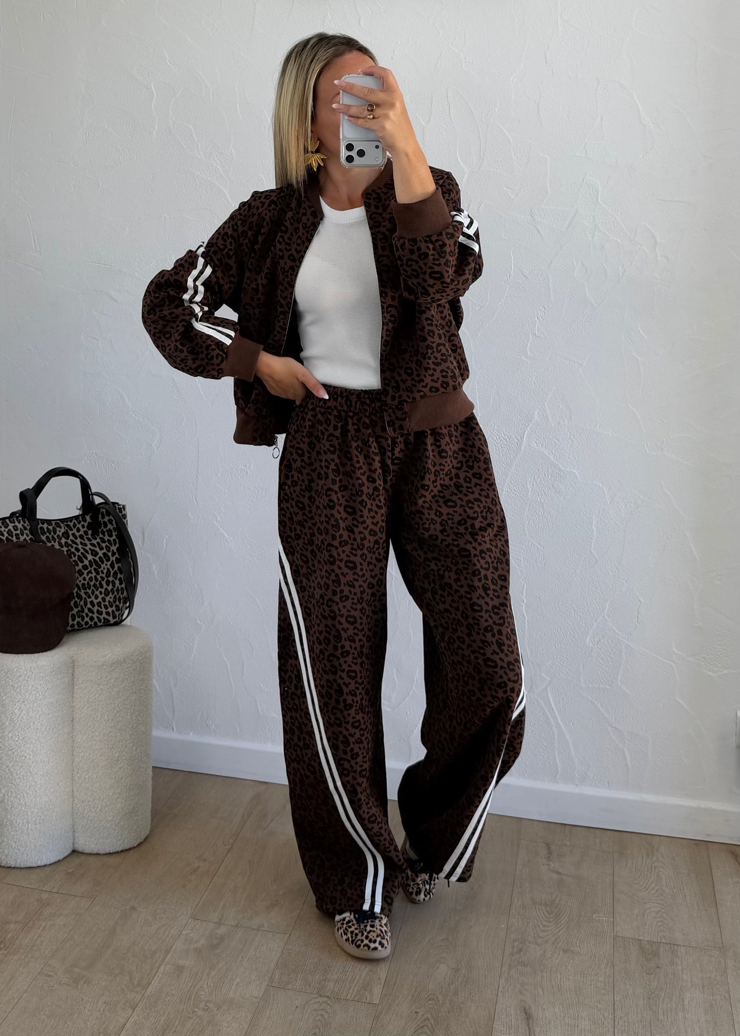 Pantalon Salomé léopard
