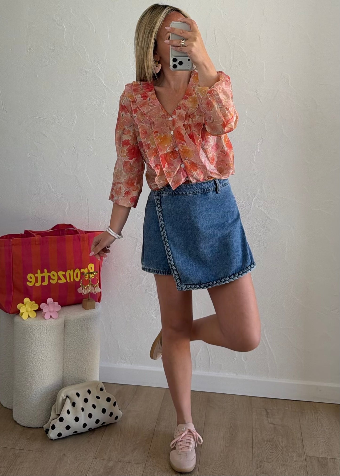 Chemisier ISABEAU Rose