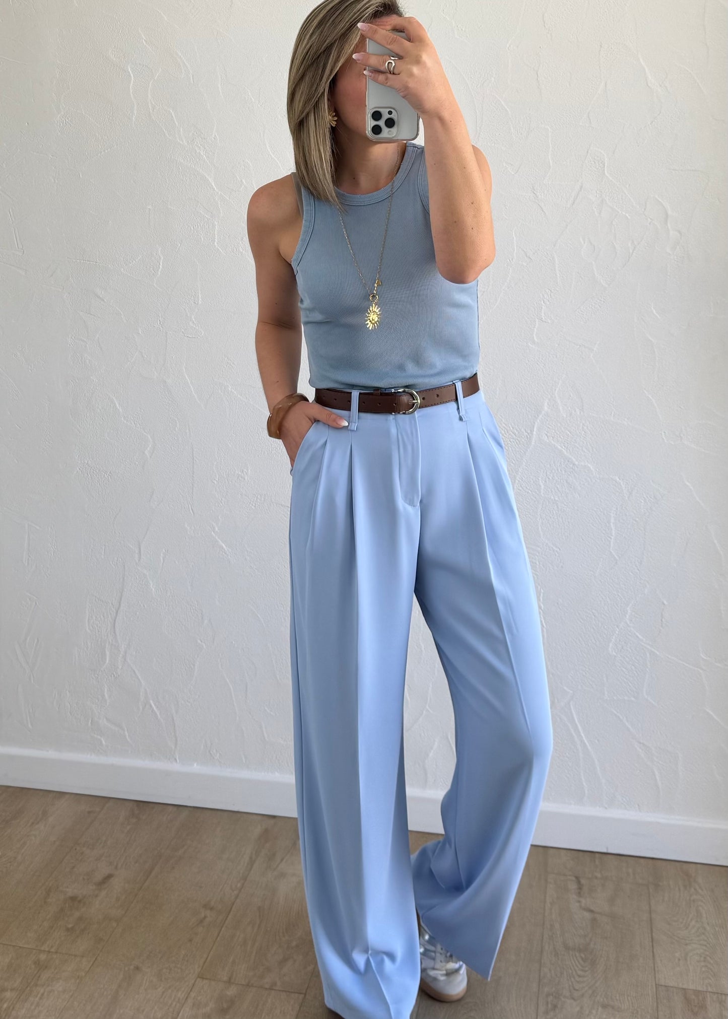 Débardeur Manon Bleu