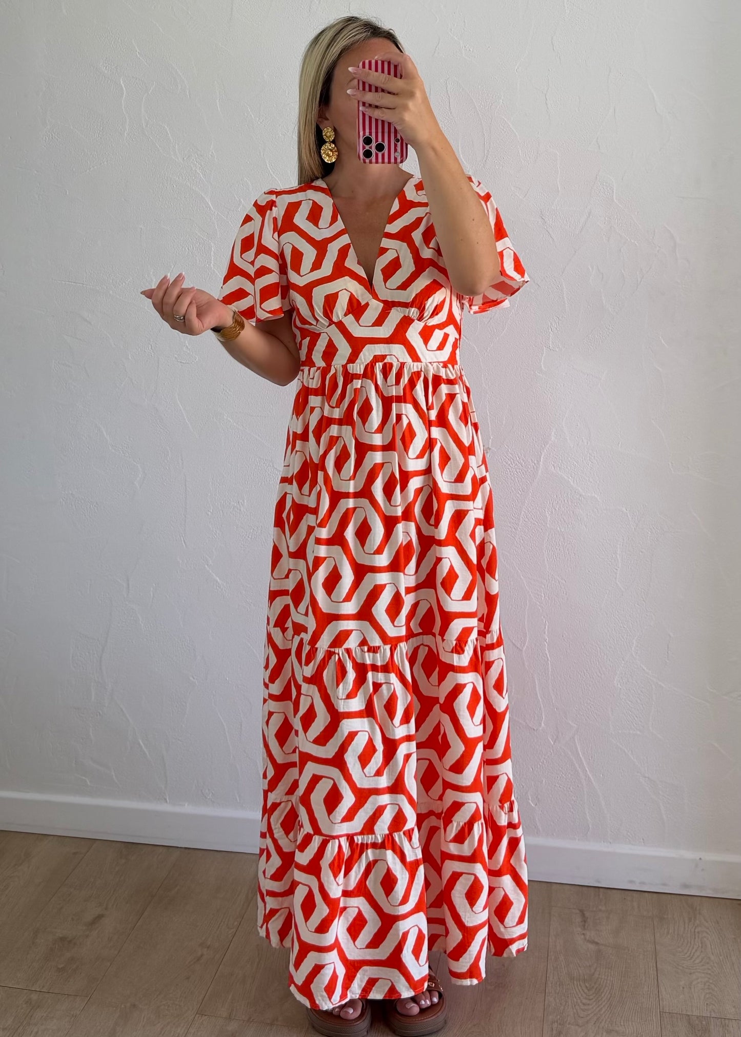 Robe ABIGAELLE Orange