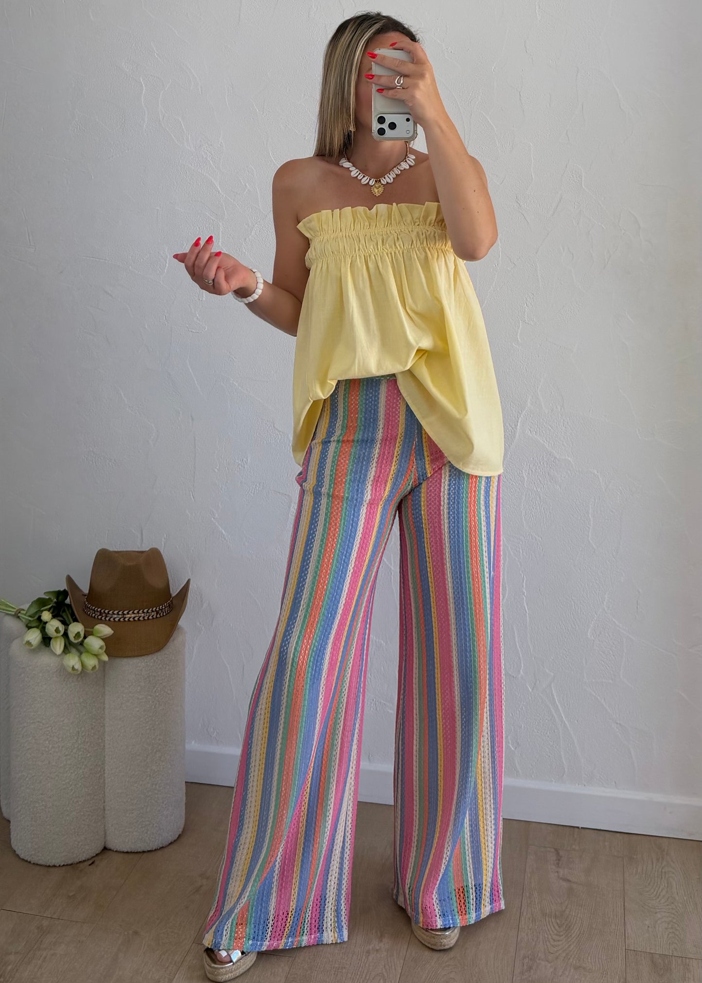 Pantalon AMANDINE Bleu