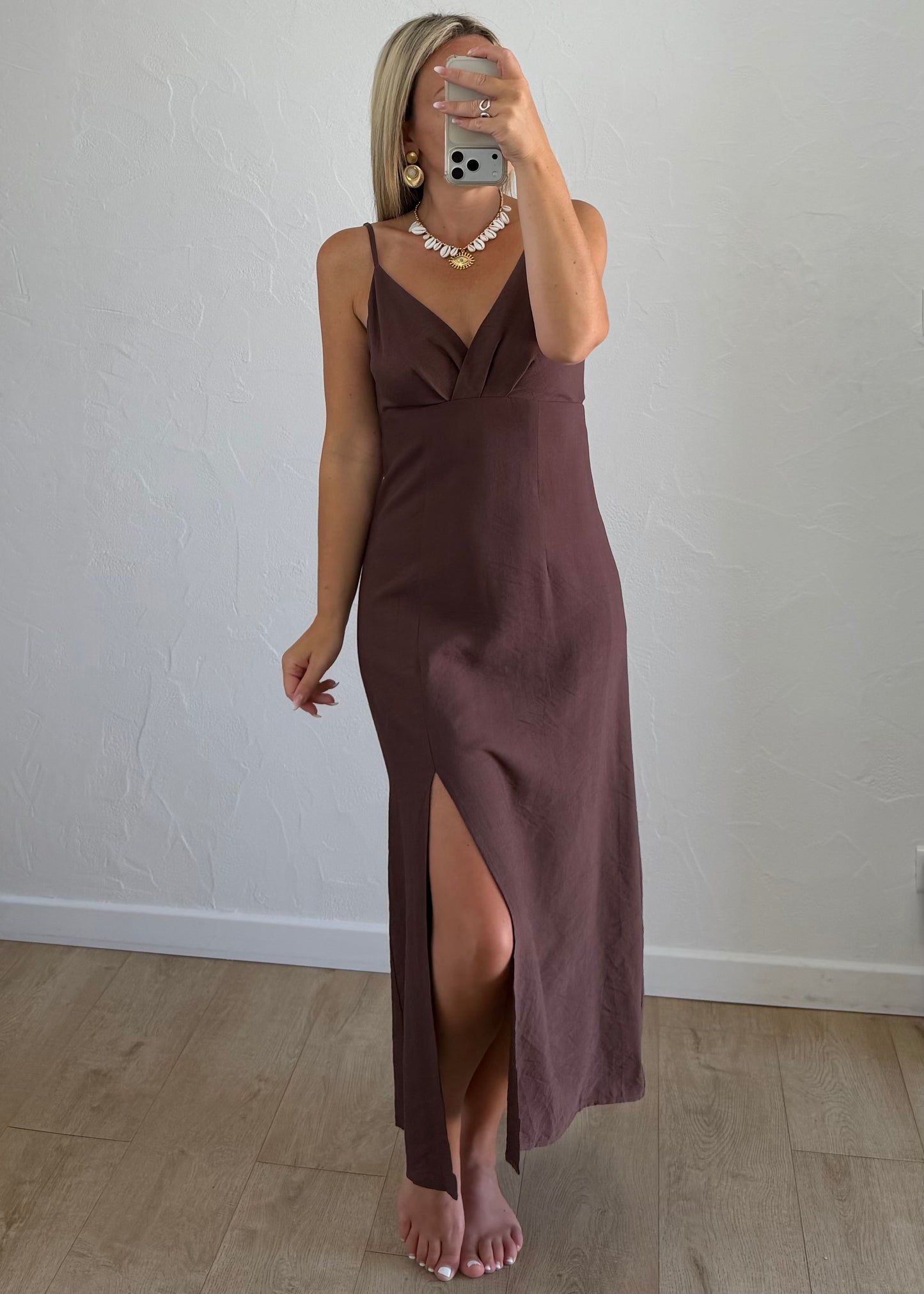 Robe FAUSTINE Choco