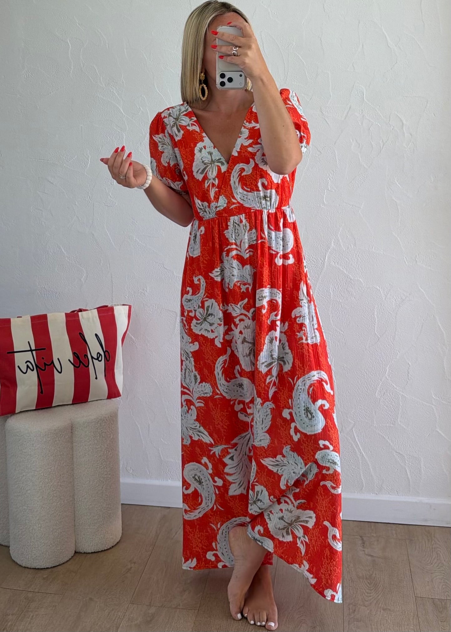 Robe AYLINE Rouge