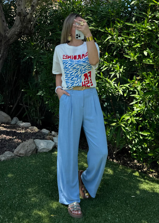 Pantalon Paola Bleu