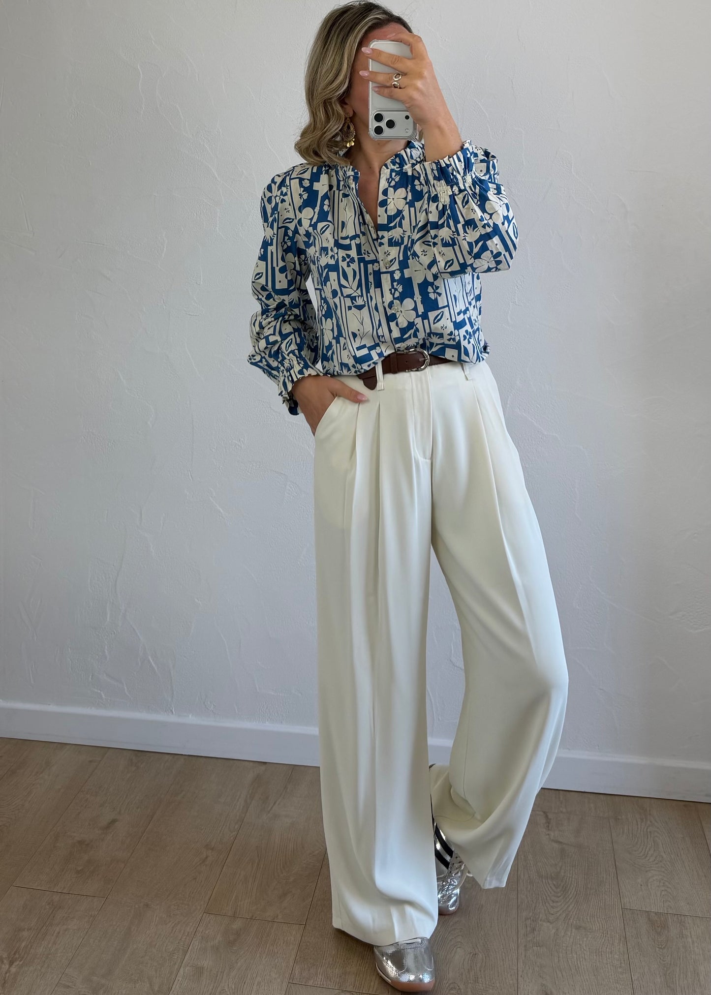 Chemisier SOLENE Bleu