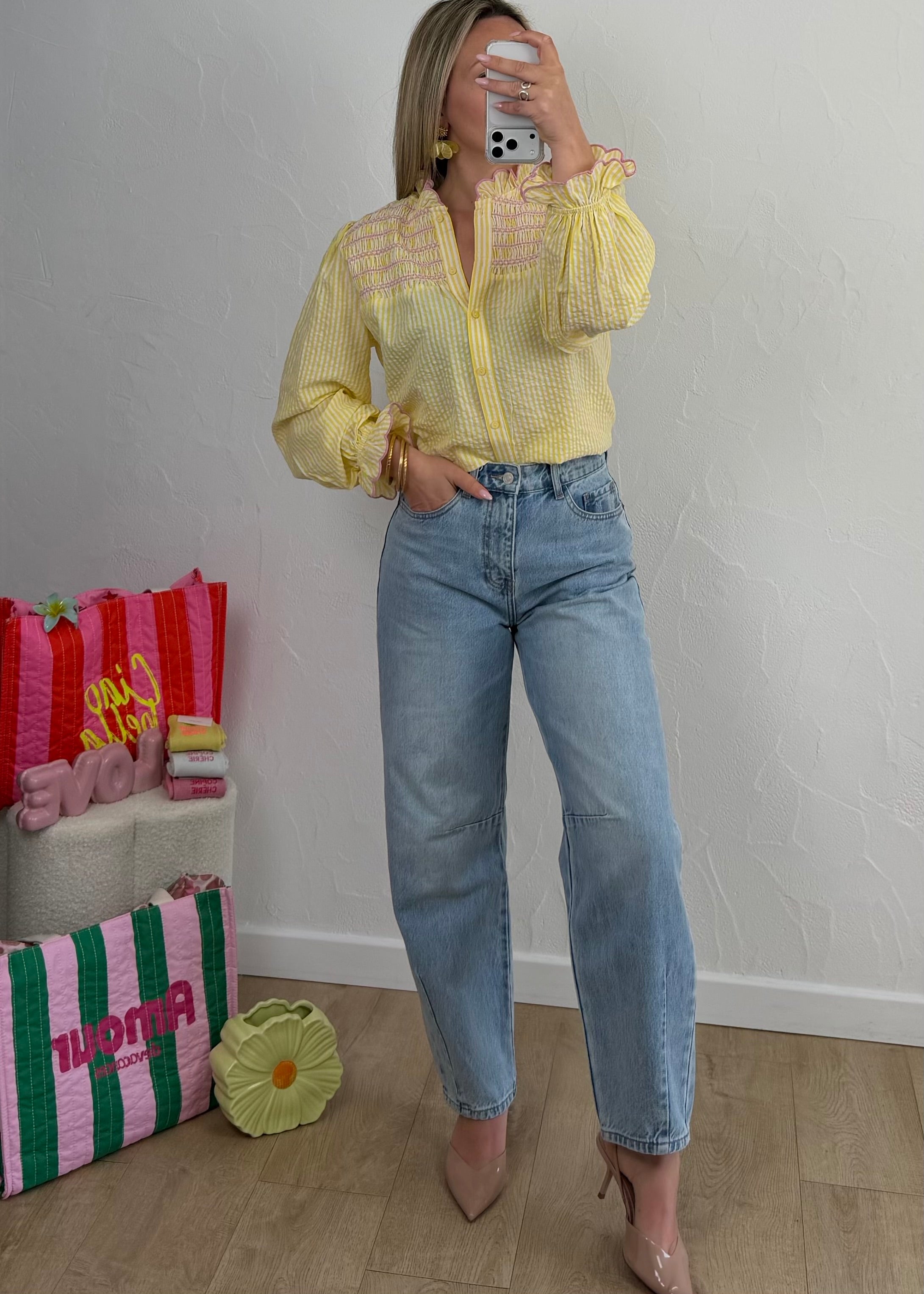 Chemisier BÉRYL Jaune