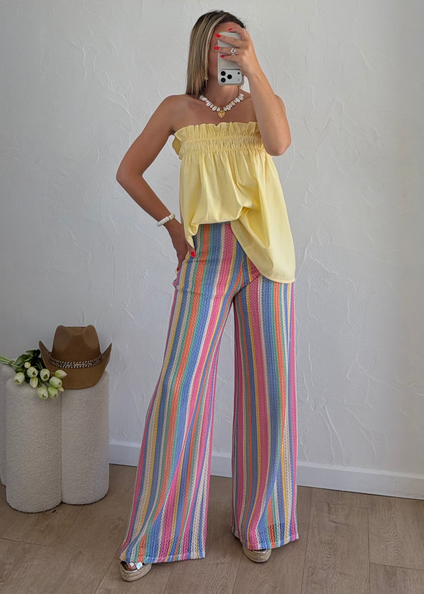 Pantalon AMANDINE Bleu