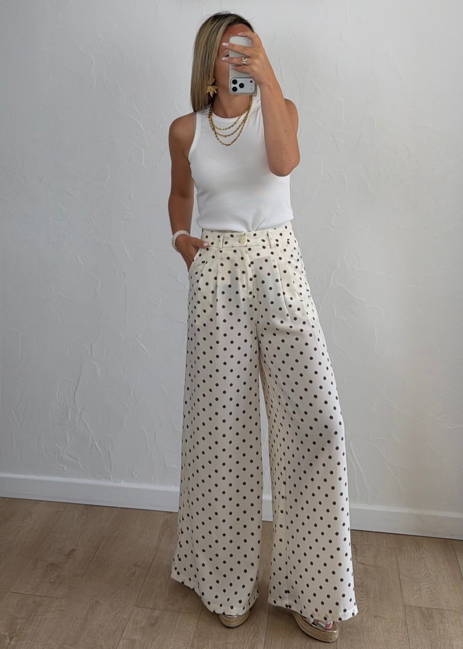 Pantalon NOELIE Ecru