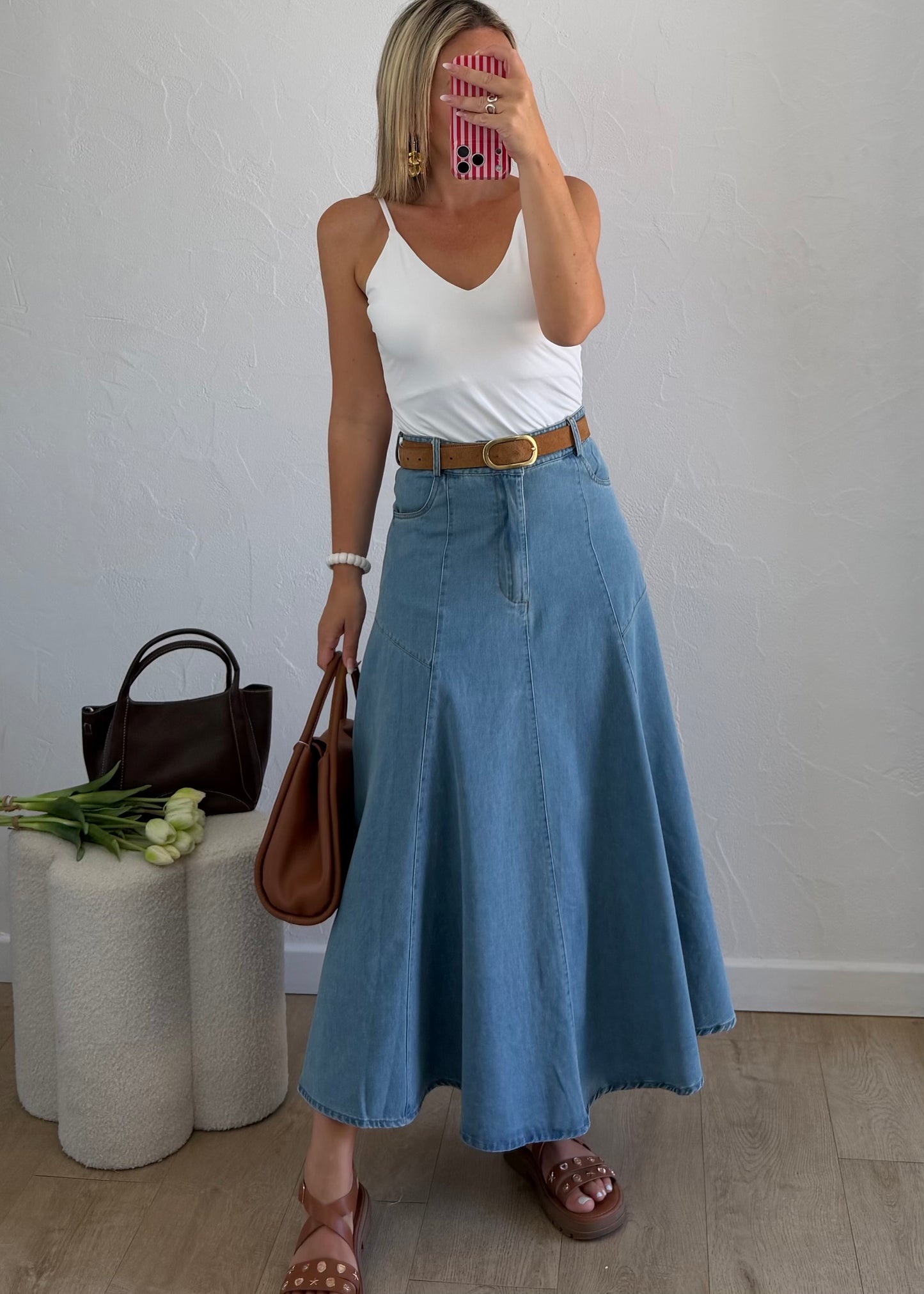 Jupe ROMY Bleu