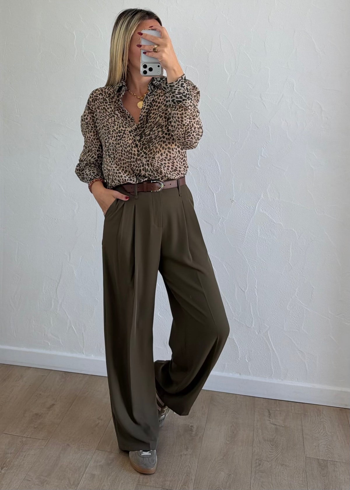 Chemise Amélie léopard
