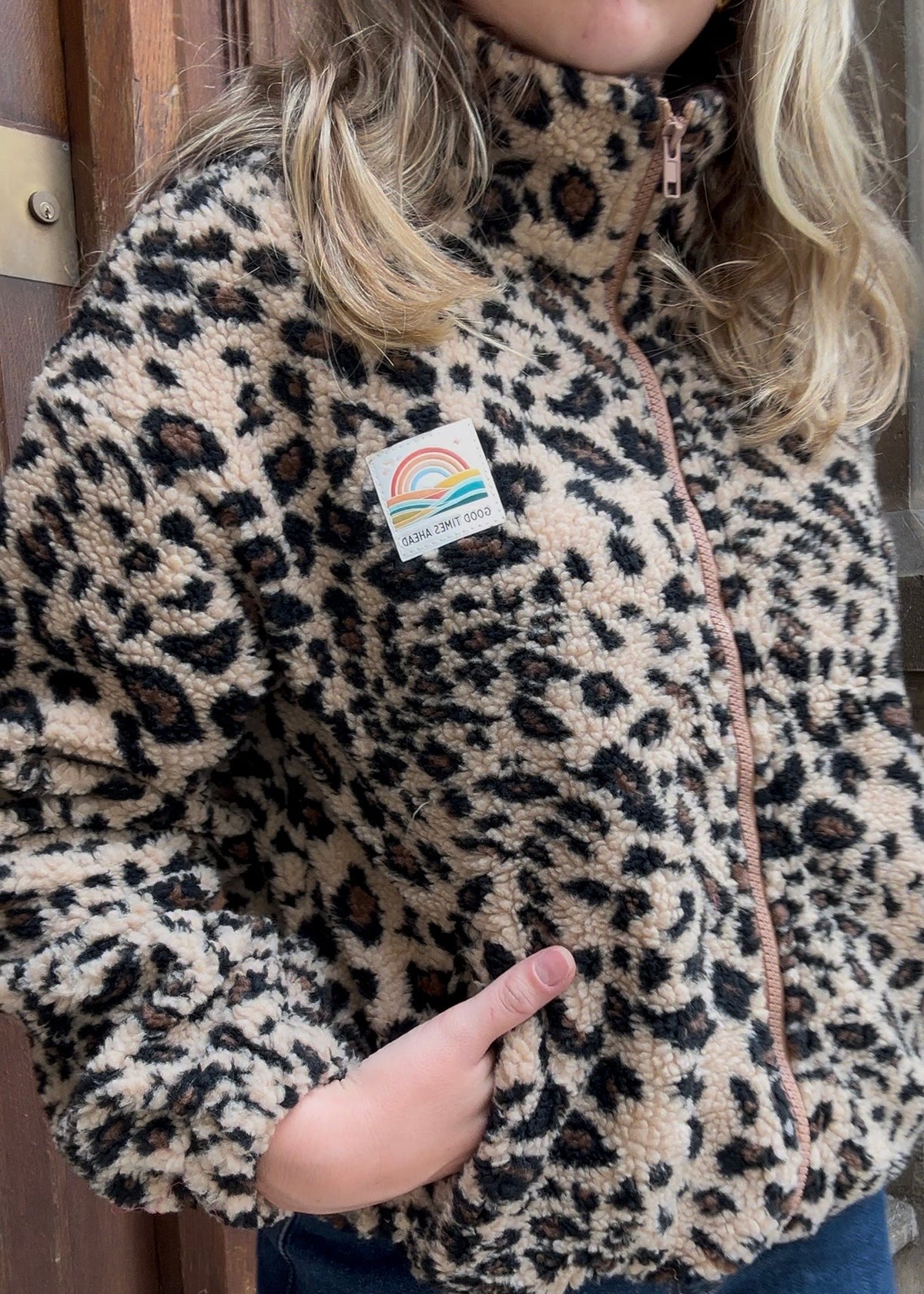 Polaire Célia léopard