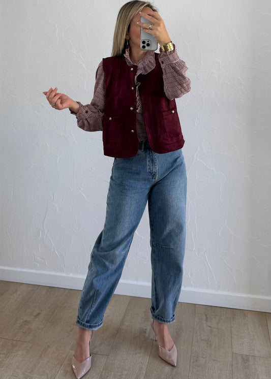 Veste CHRISTELLE Bordeaux