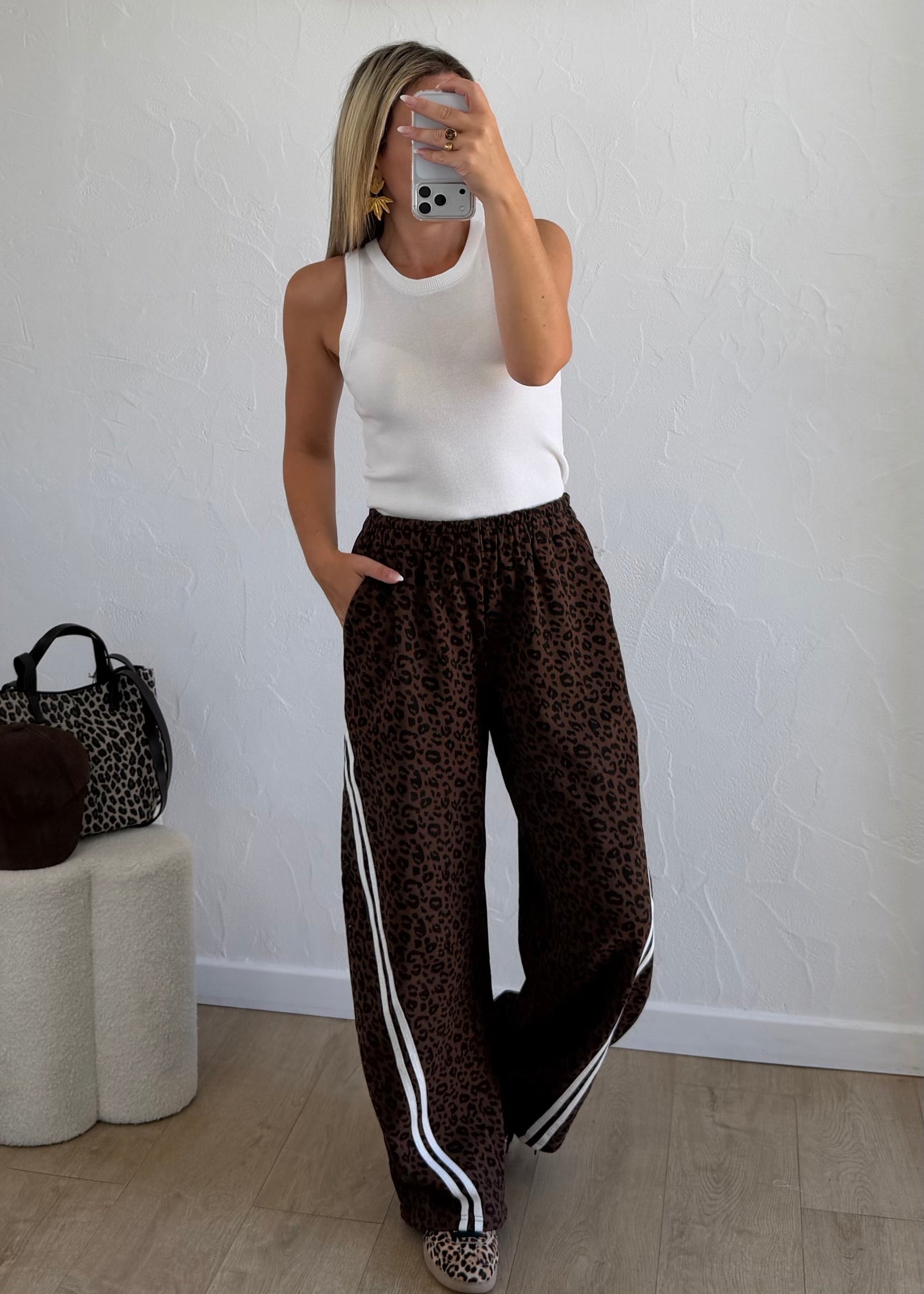 Pantalon Salomé léopard