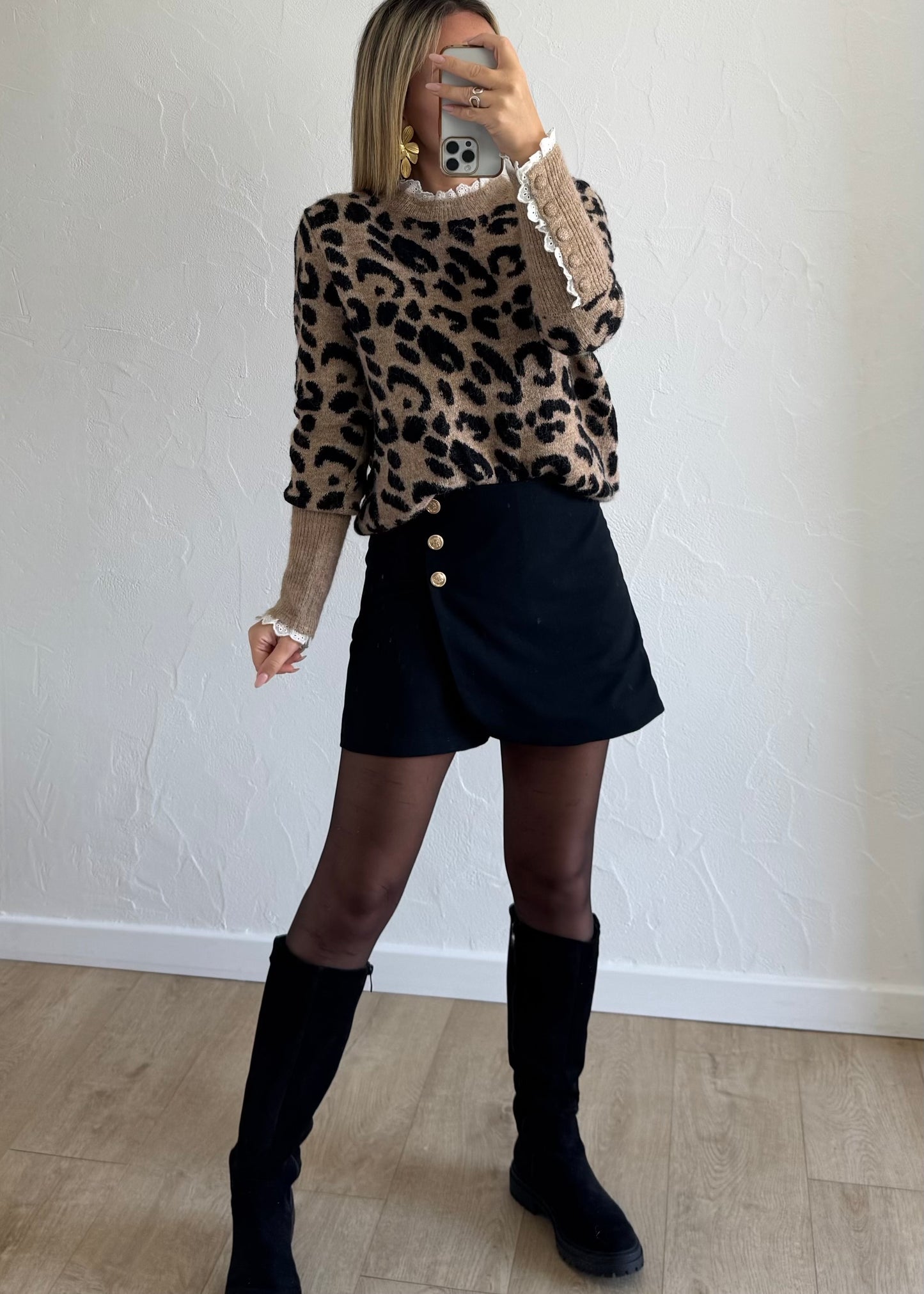 Pull MARIE-LOUISE Taupe