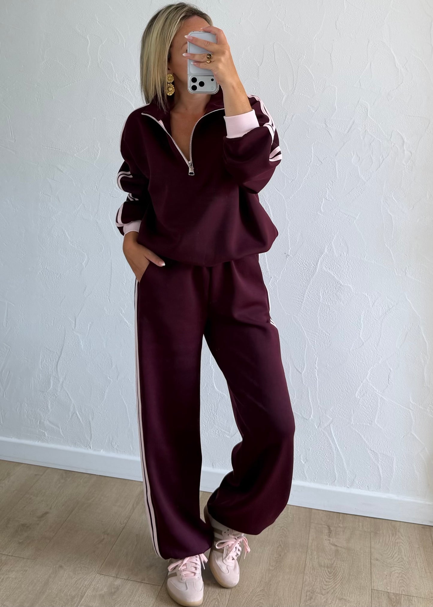 Sweat Viny bordeaux