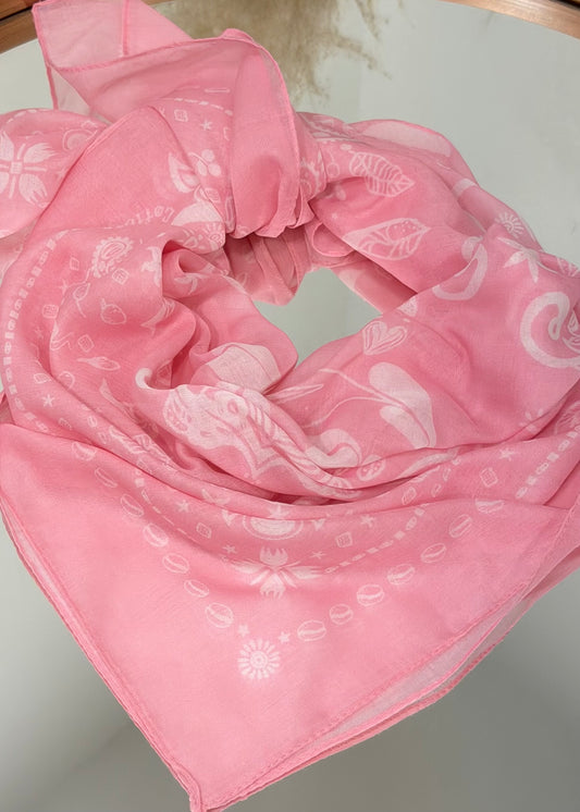 Foulard LOUISON Rose