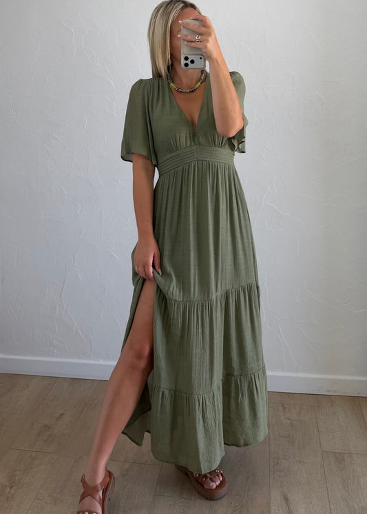 Robe LALIE Kaki