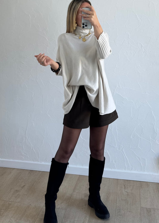 Short FLAVIE Marron