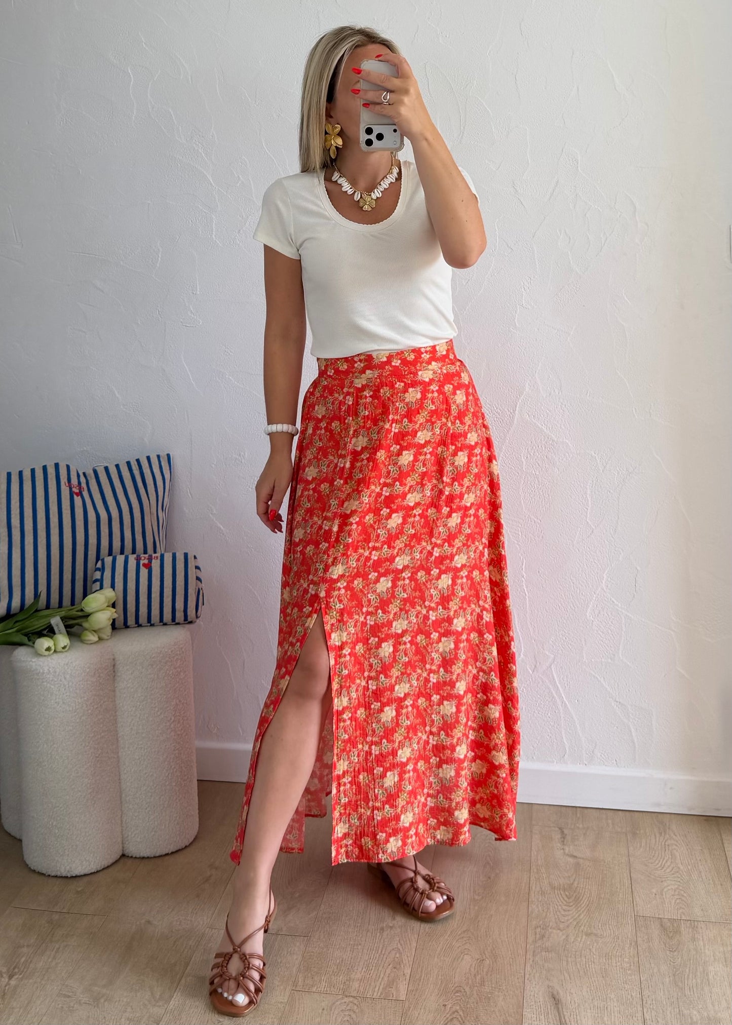 Tee-shirt LOUNA Ecru