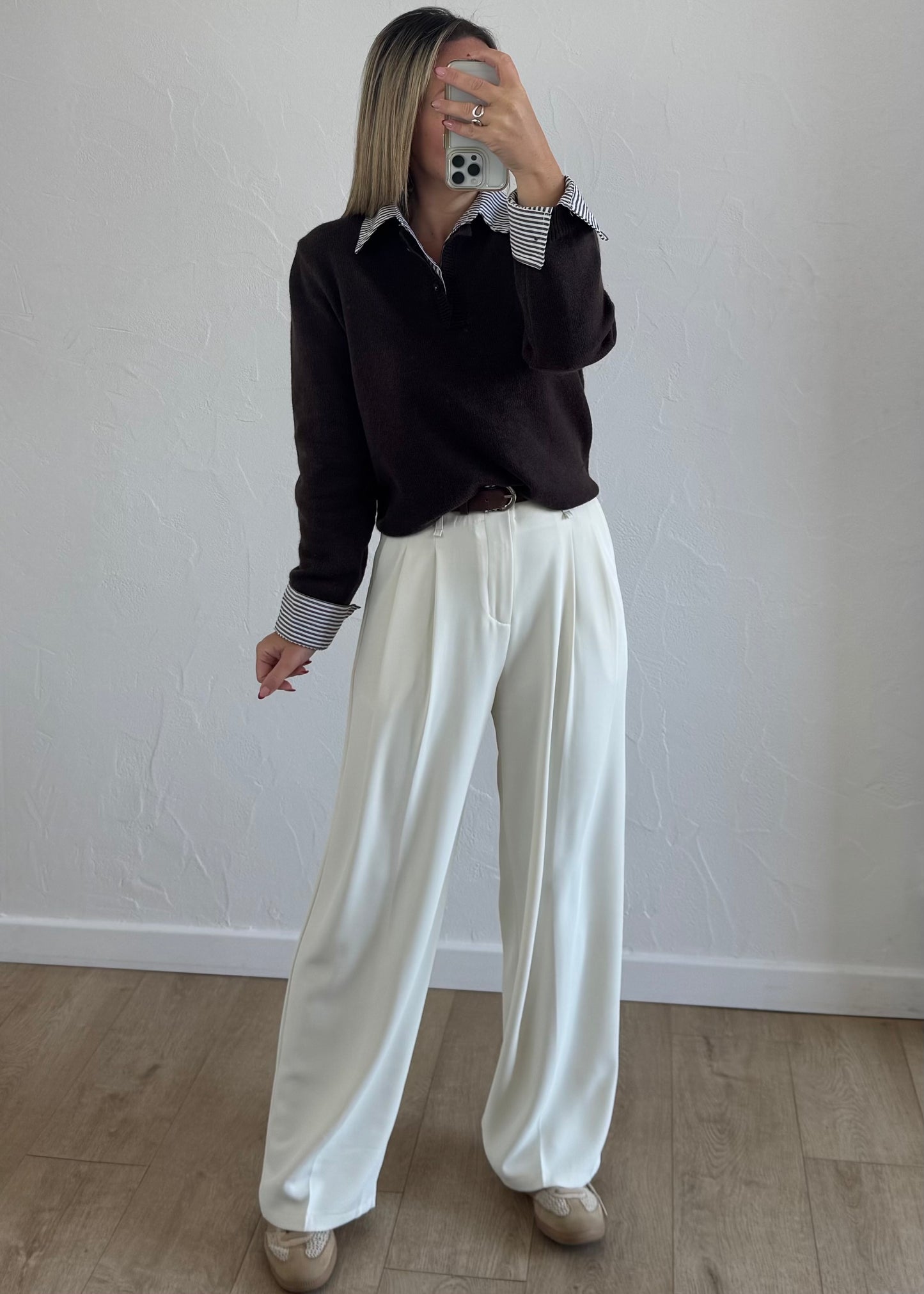 Pull ORELIANE Chocolat