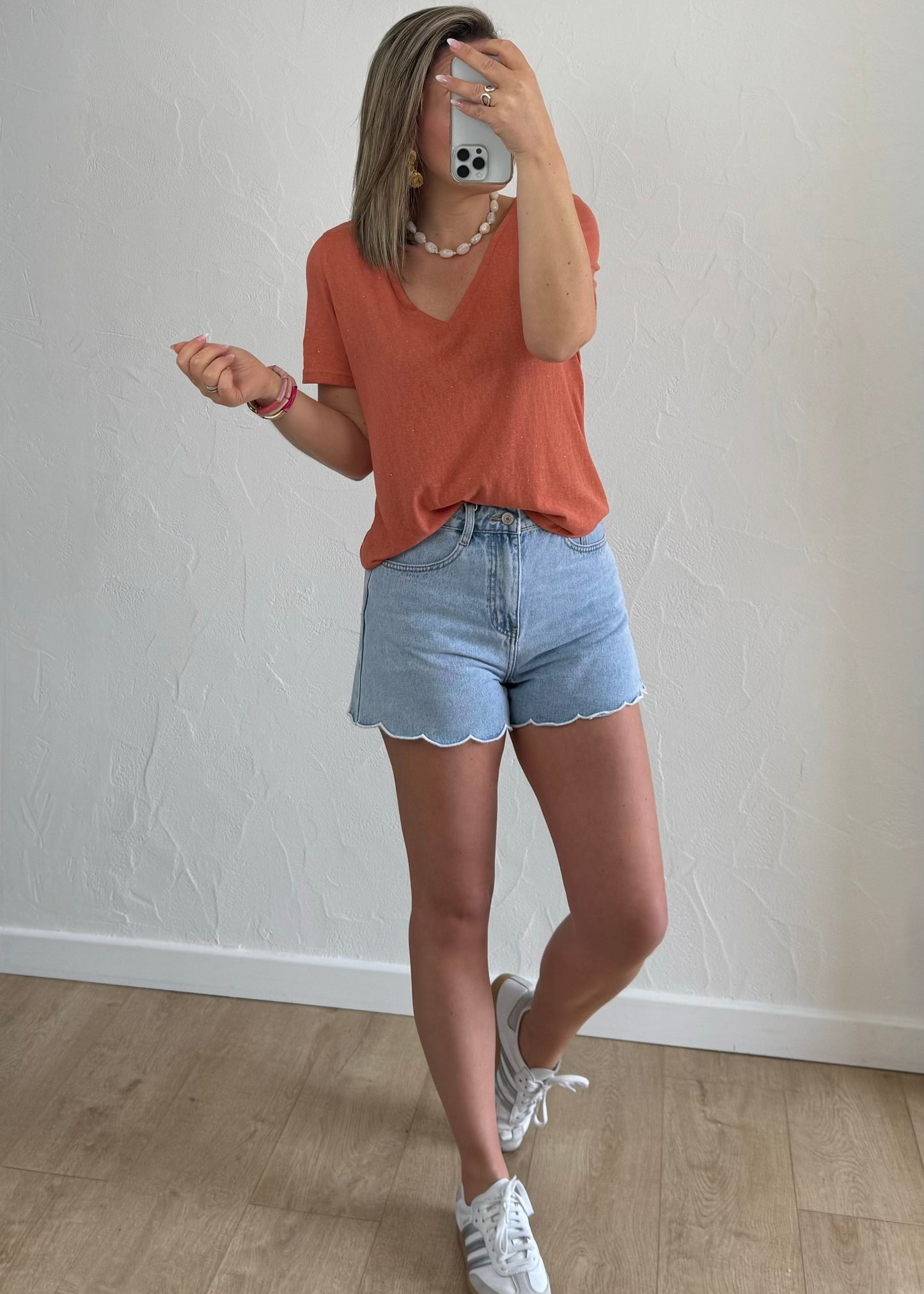 T-shirt Julia terracotta