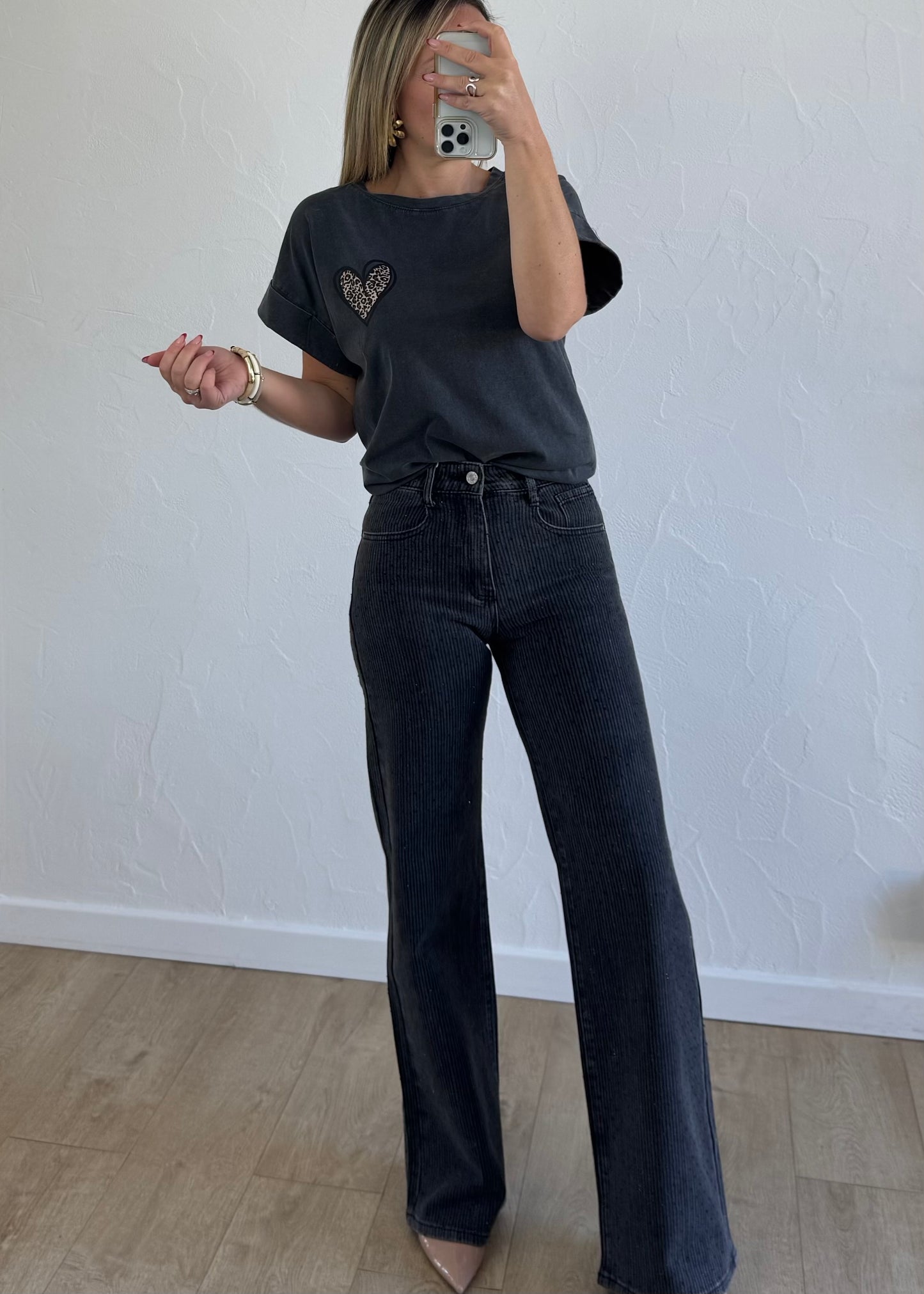 Jean MIREANNE Rayures Gris