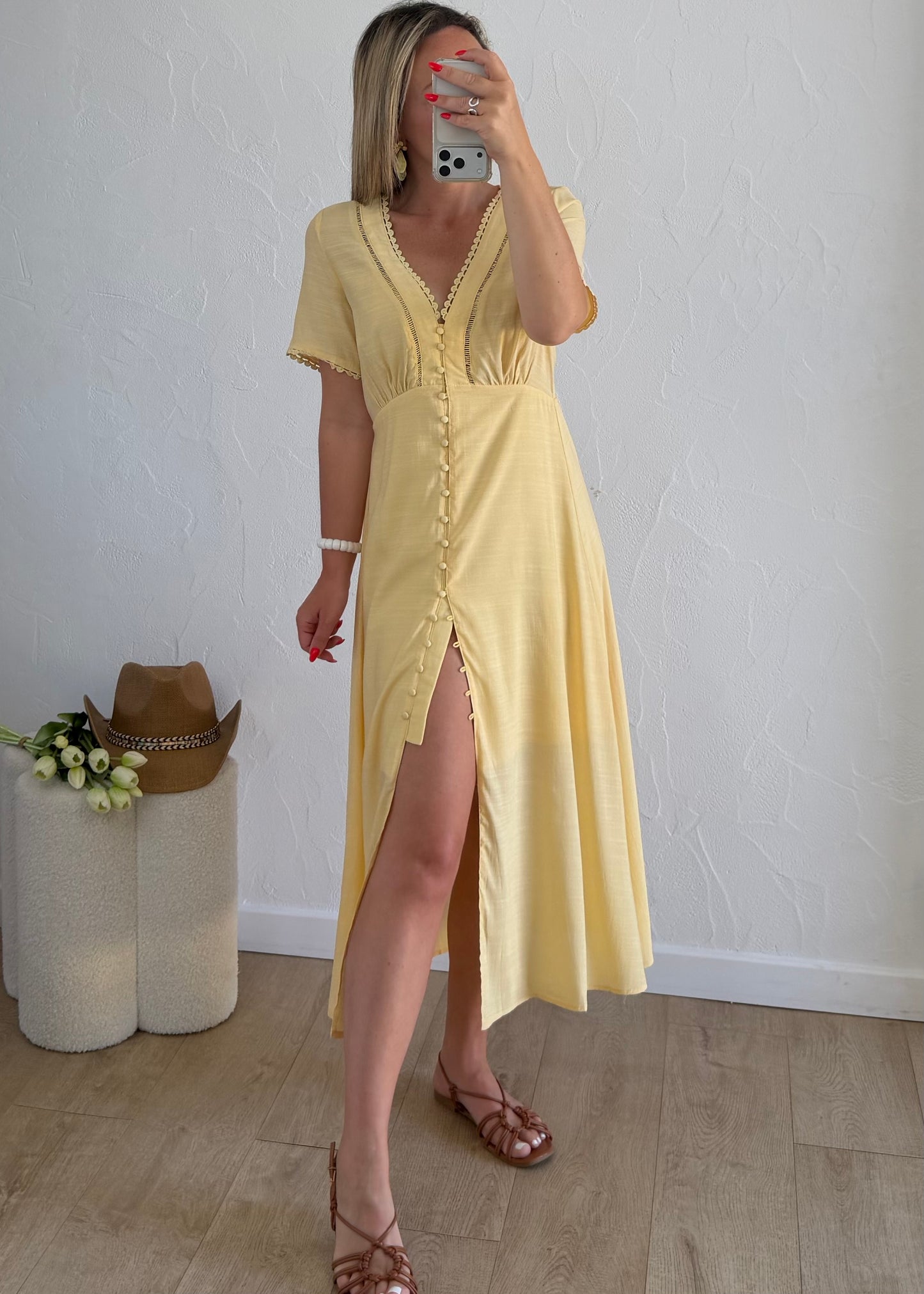 Robe IRINA Jaune