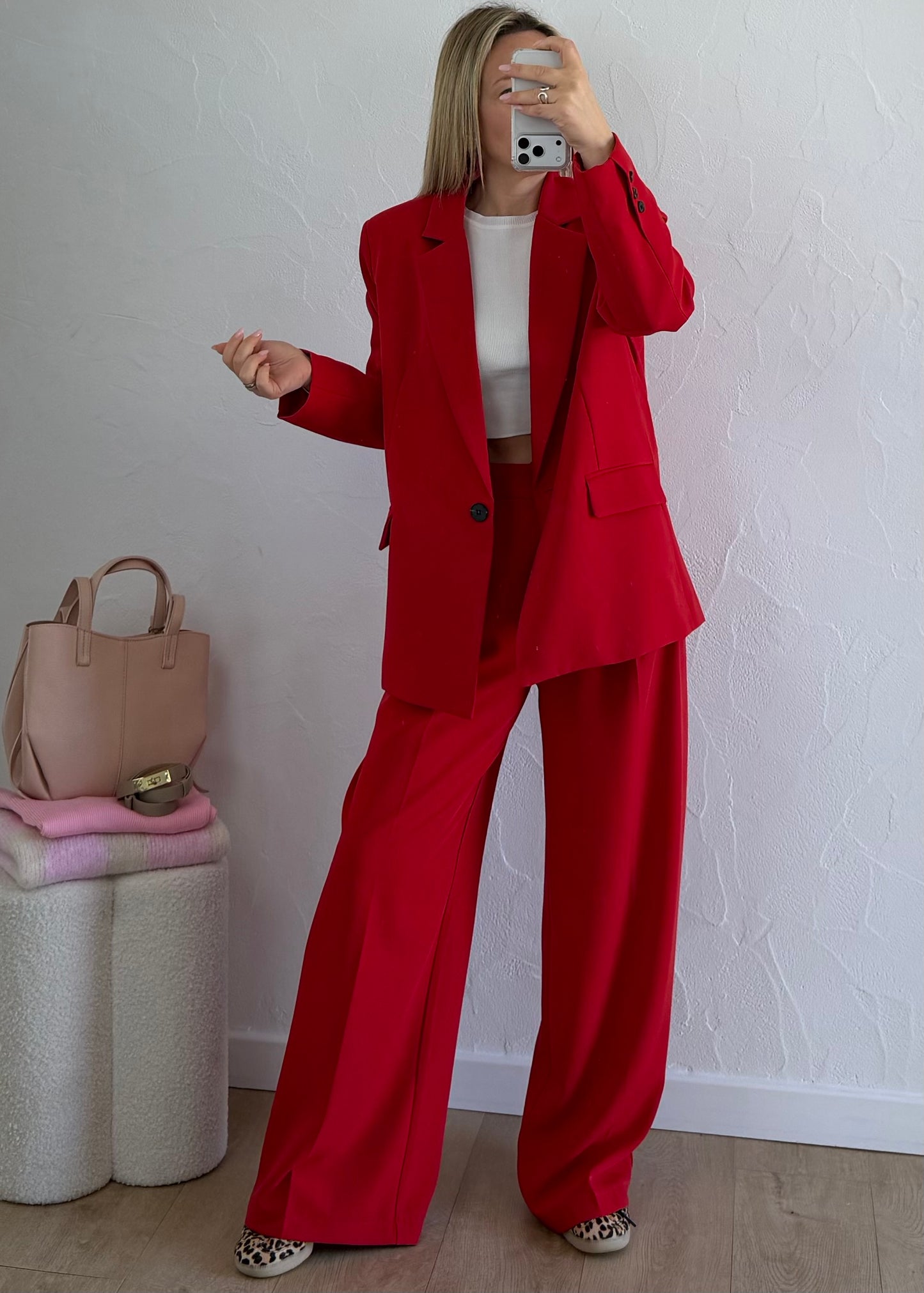 Pantalon CORALIE Rouge 💋