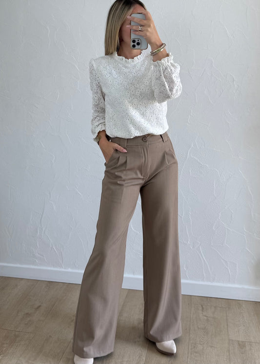 Pantalon TINA Beige