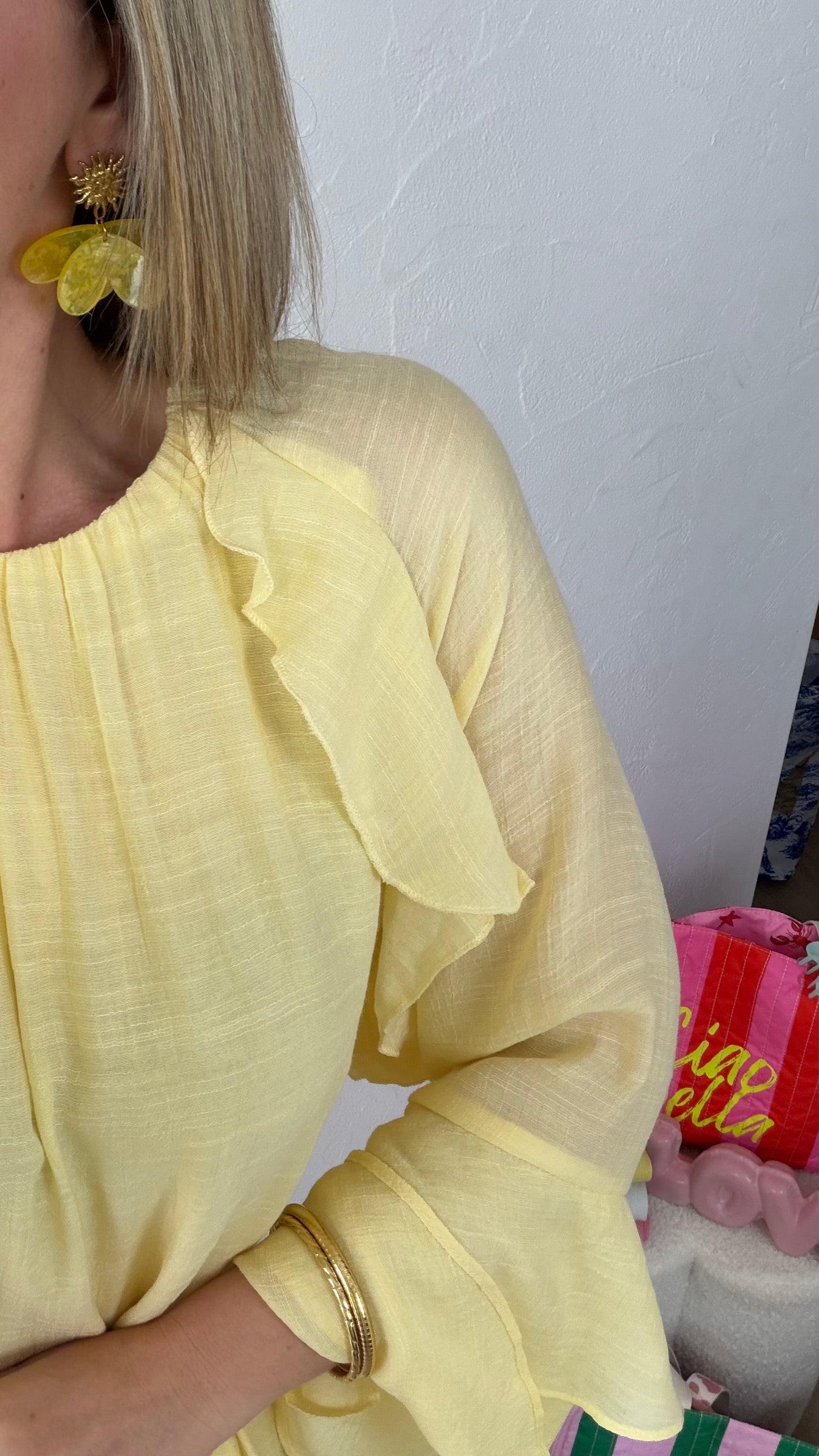 Robe ZELIA Jaune