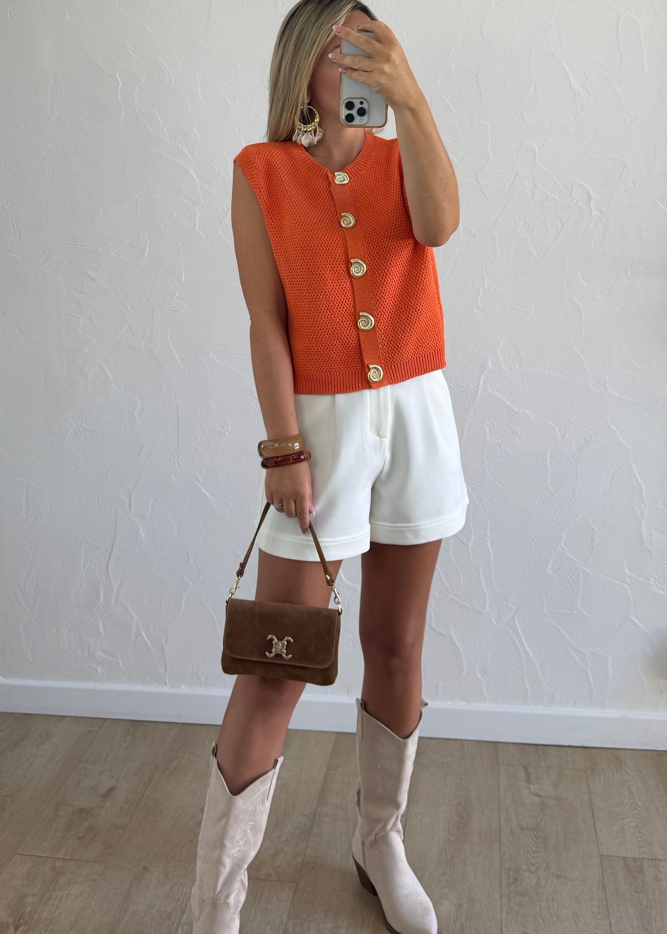 Gilet COQUILLAGES Orange