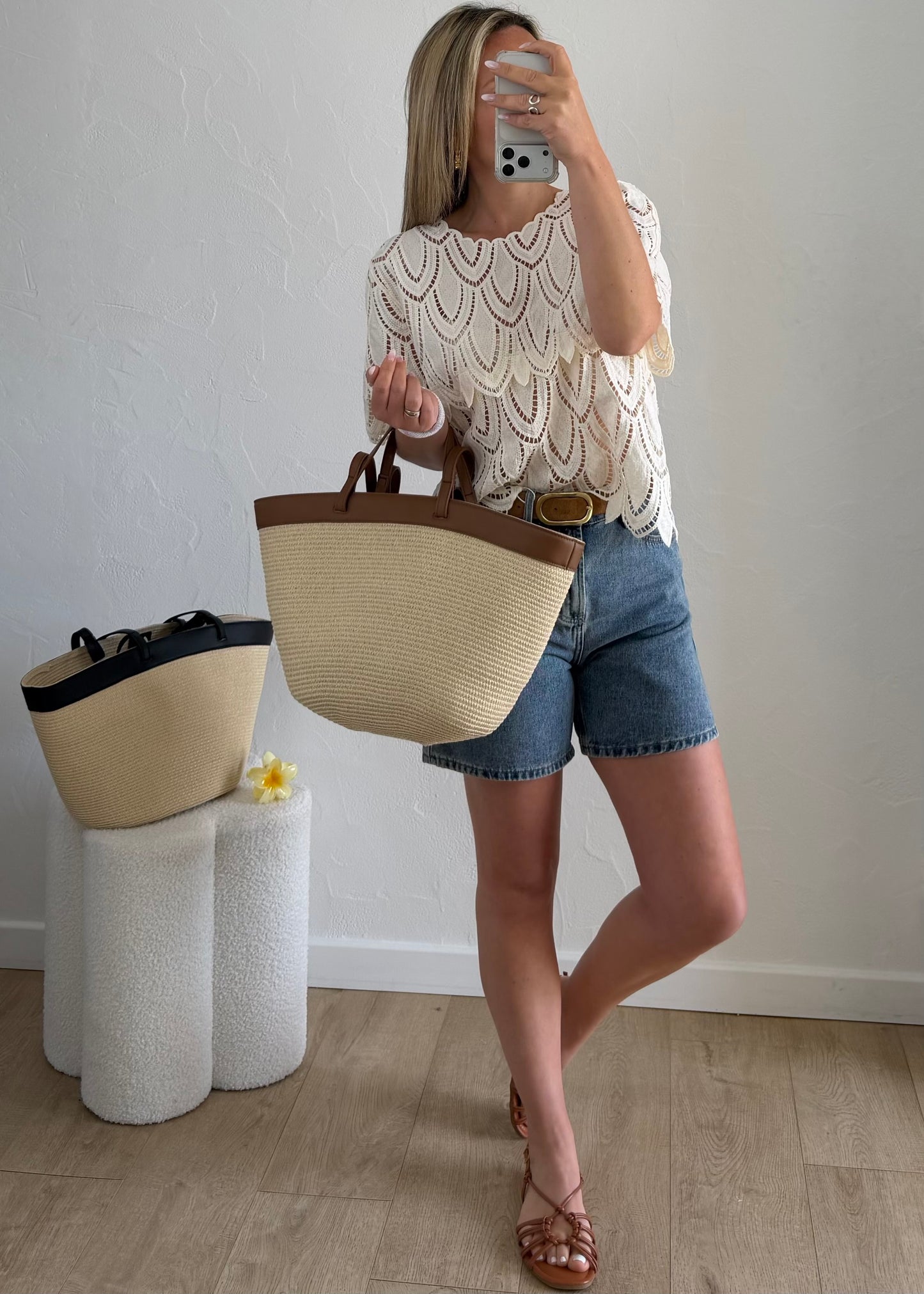 Haut INÈS Beige