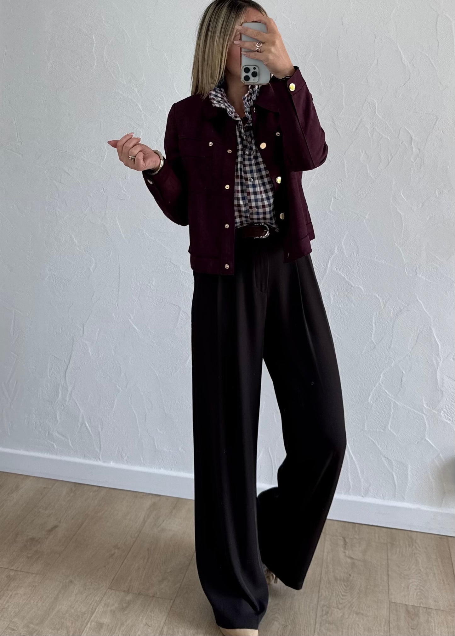 Veste NYRA Bordeaux