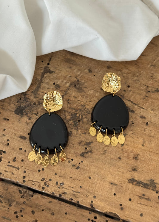 Boucles OCRE Noir