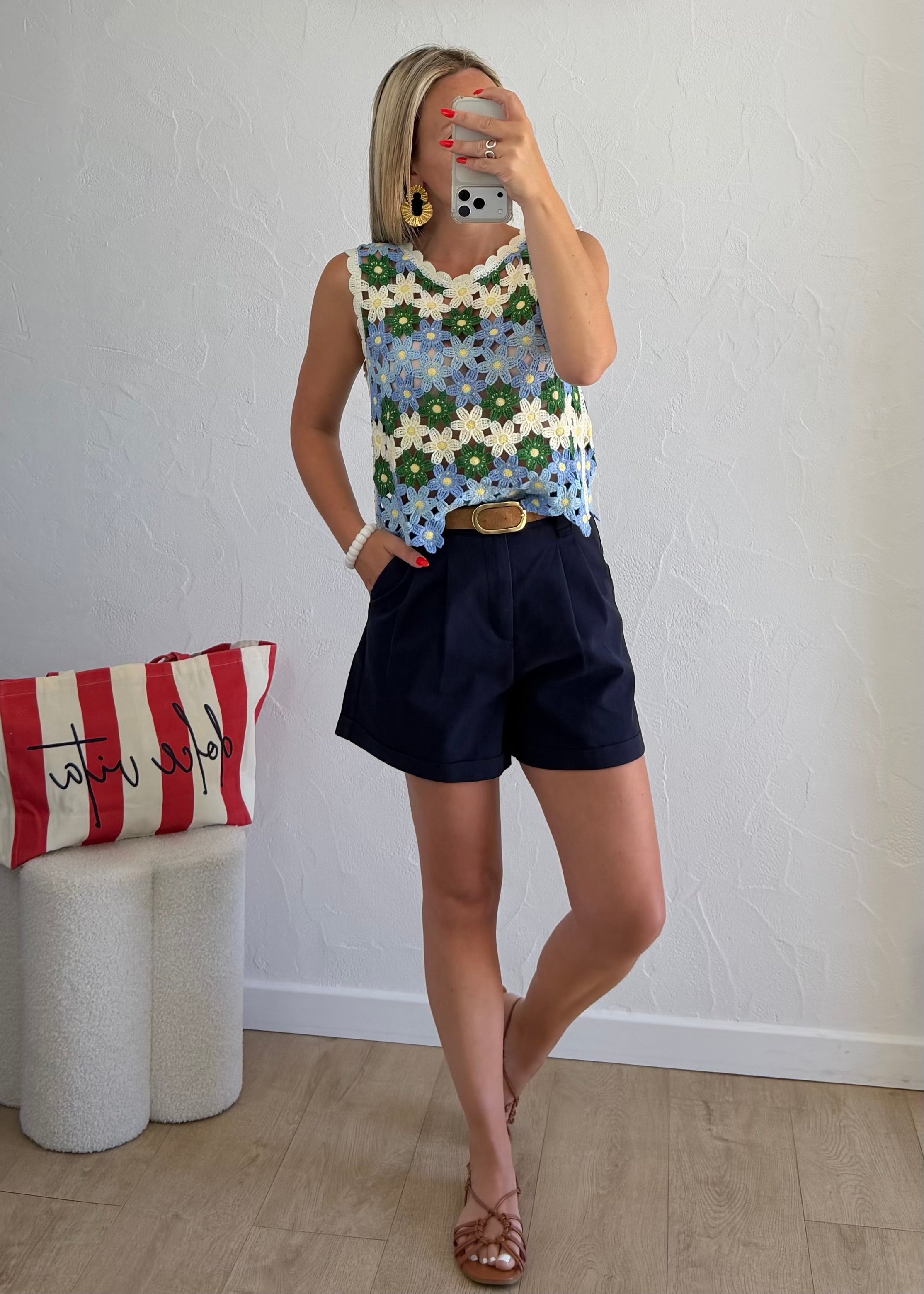 Short FLAVIE Bleu Marine