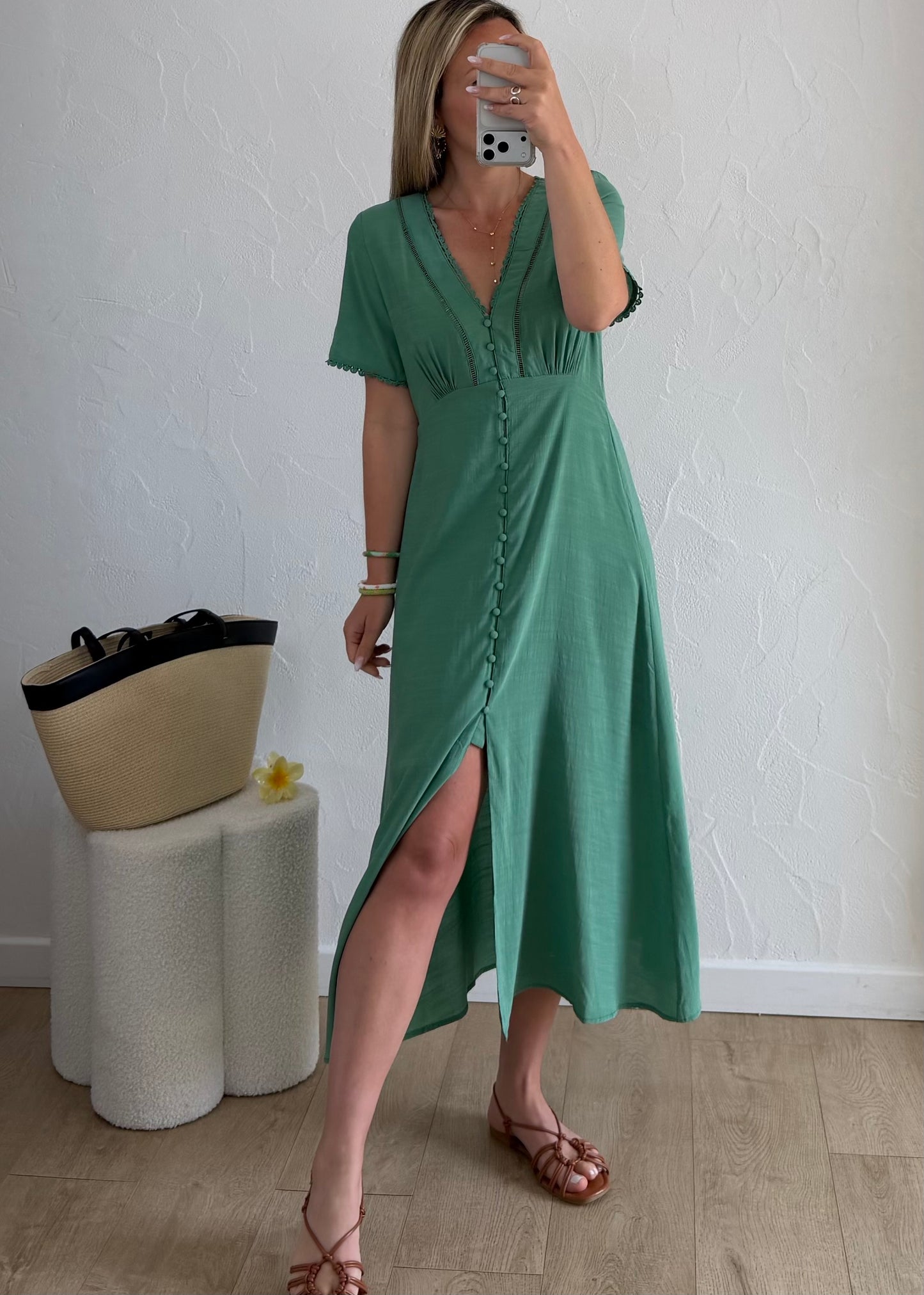 Robe IRINA Vert