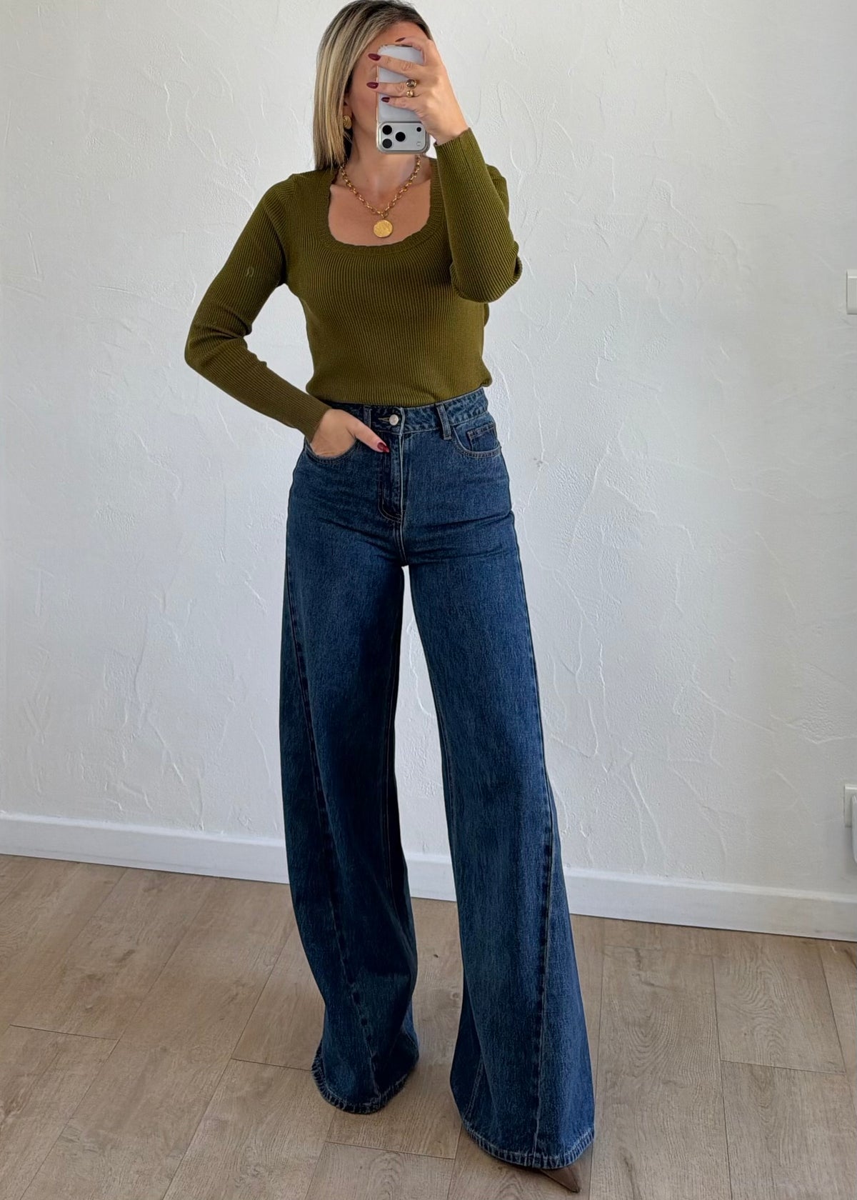 Top Maéva olive