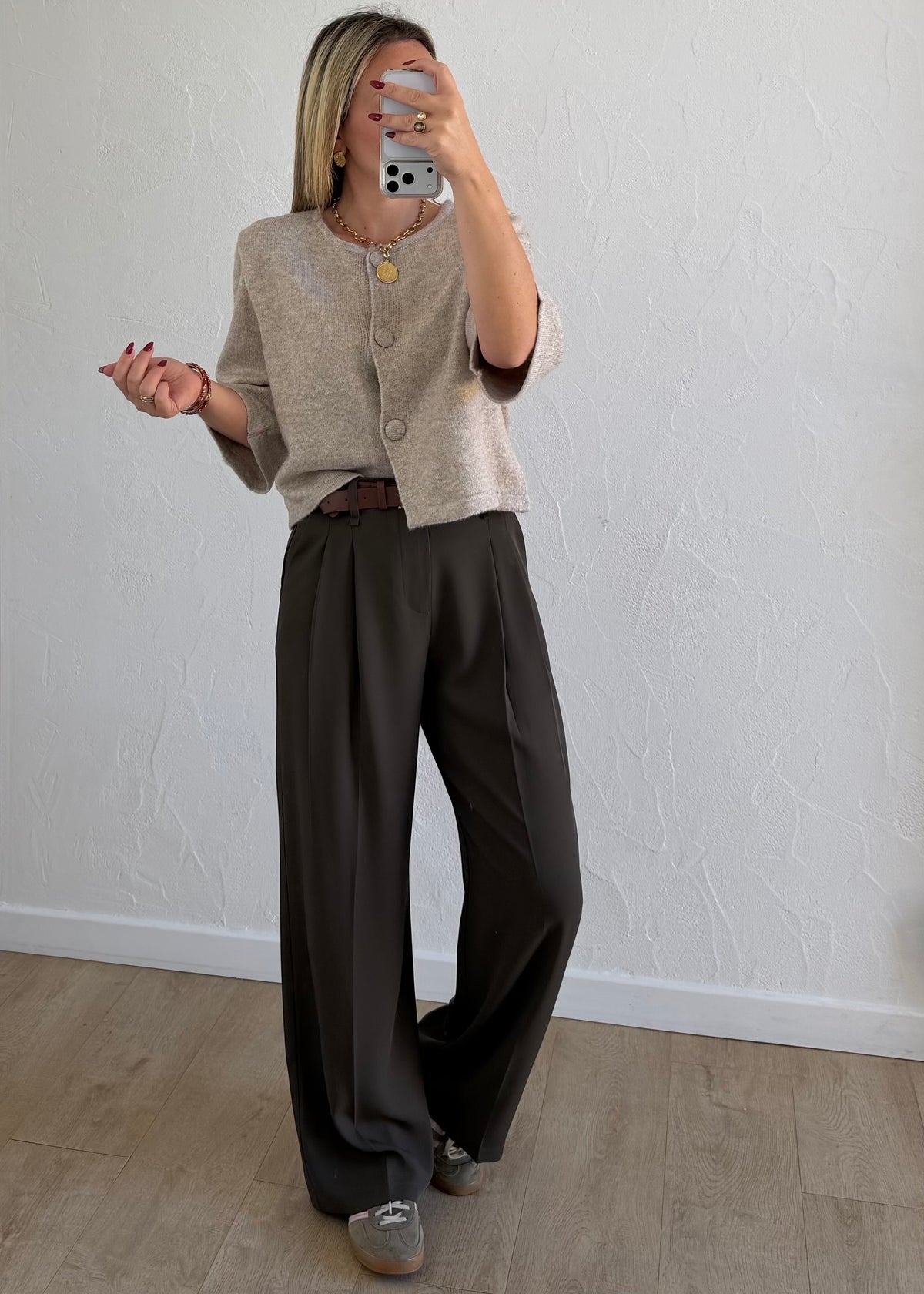 Pull Maeva taupe