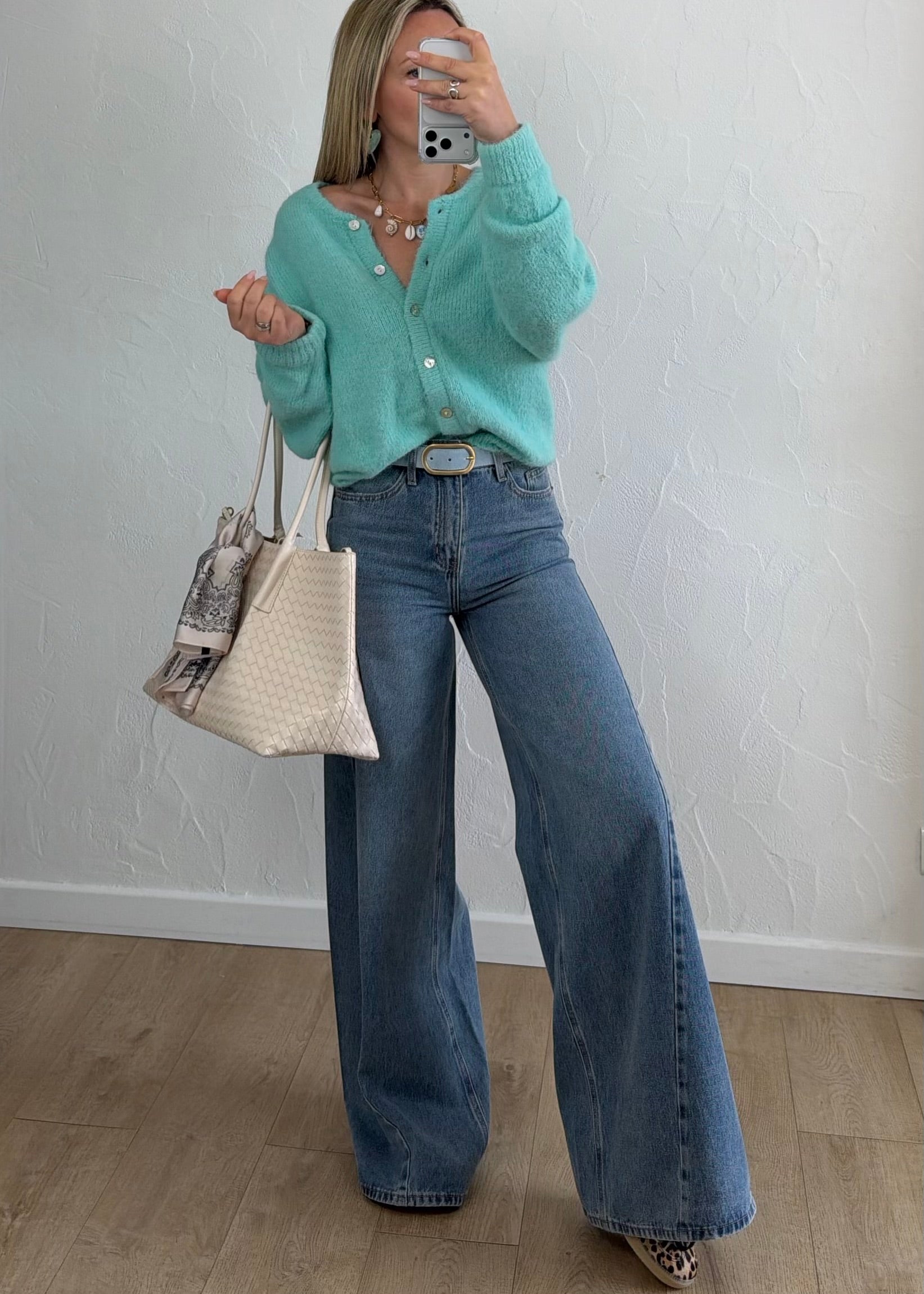 Gilet MARINA Turquoise