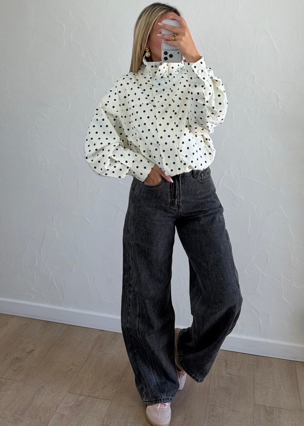 Veste April à pois