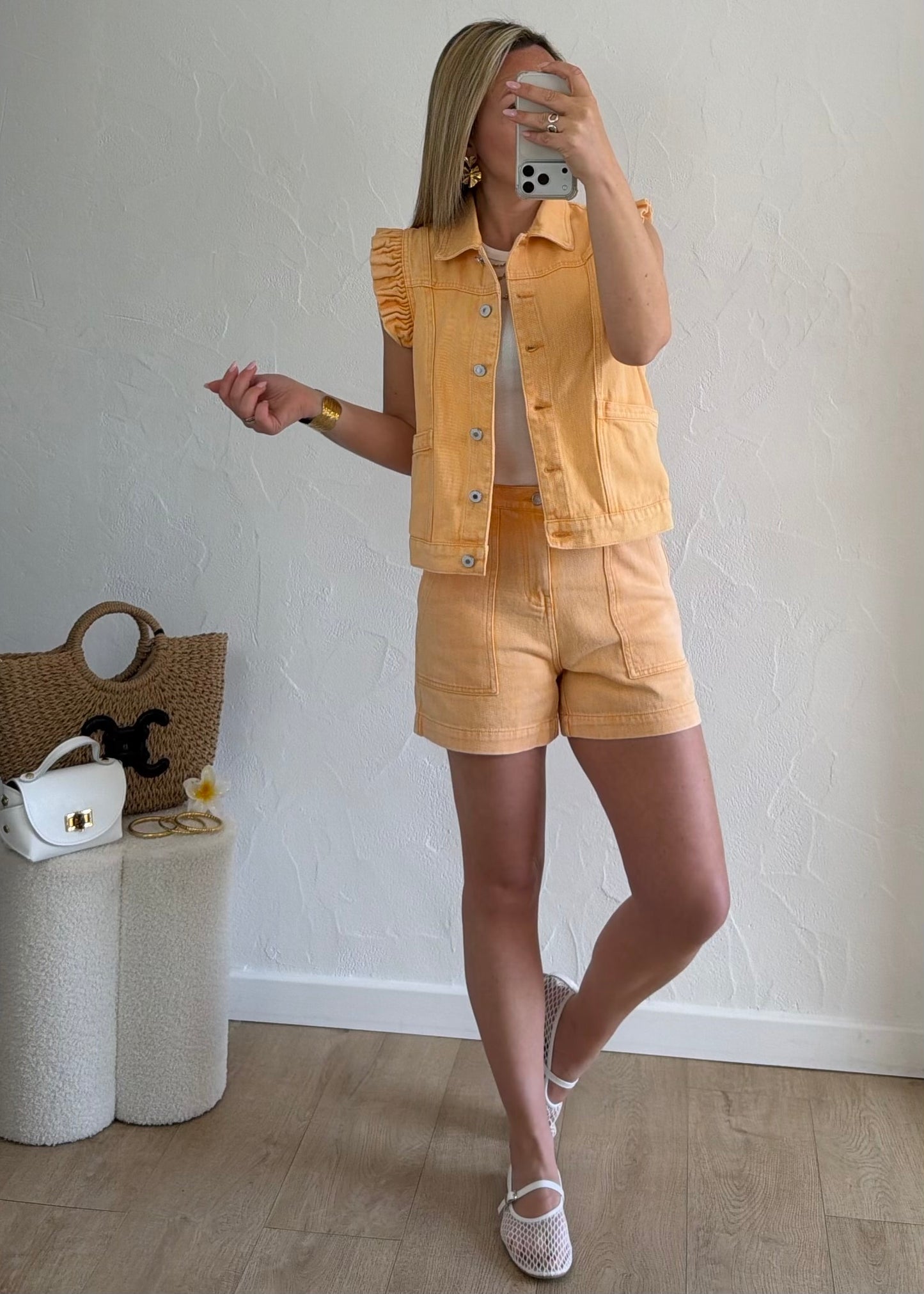 Short DAPHNE Orange
