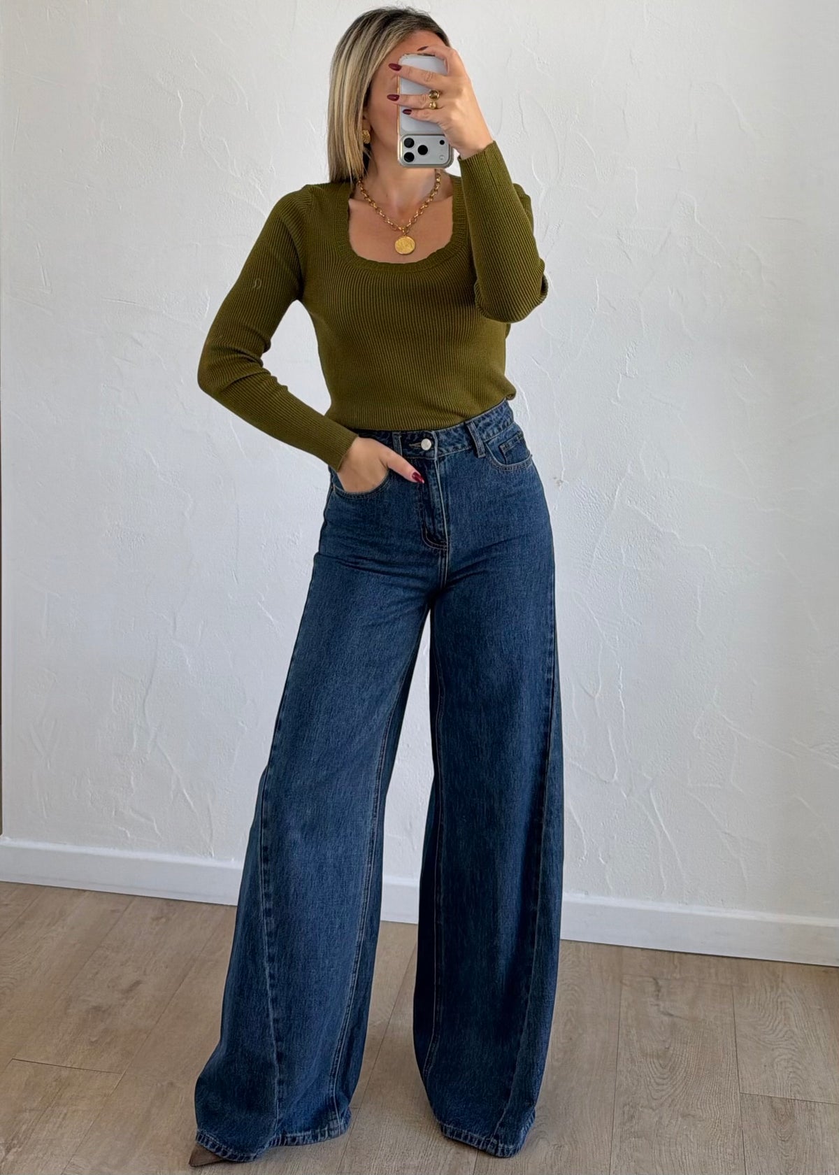 Top Maéva olive