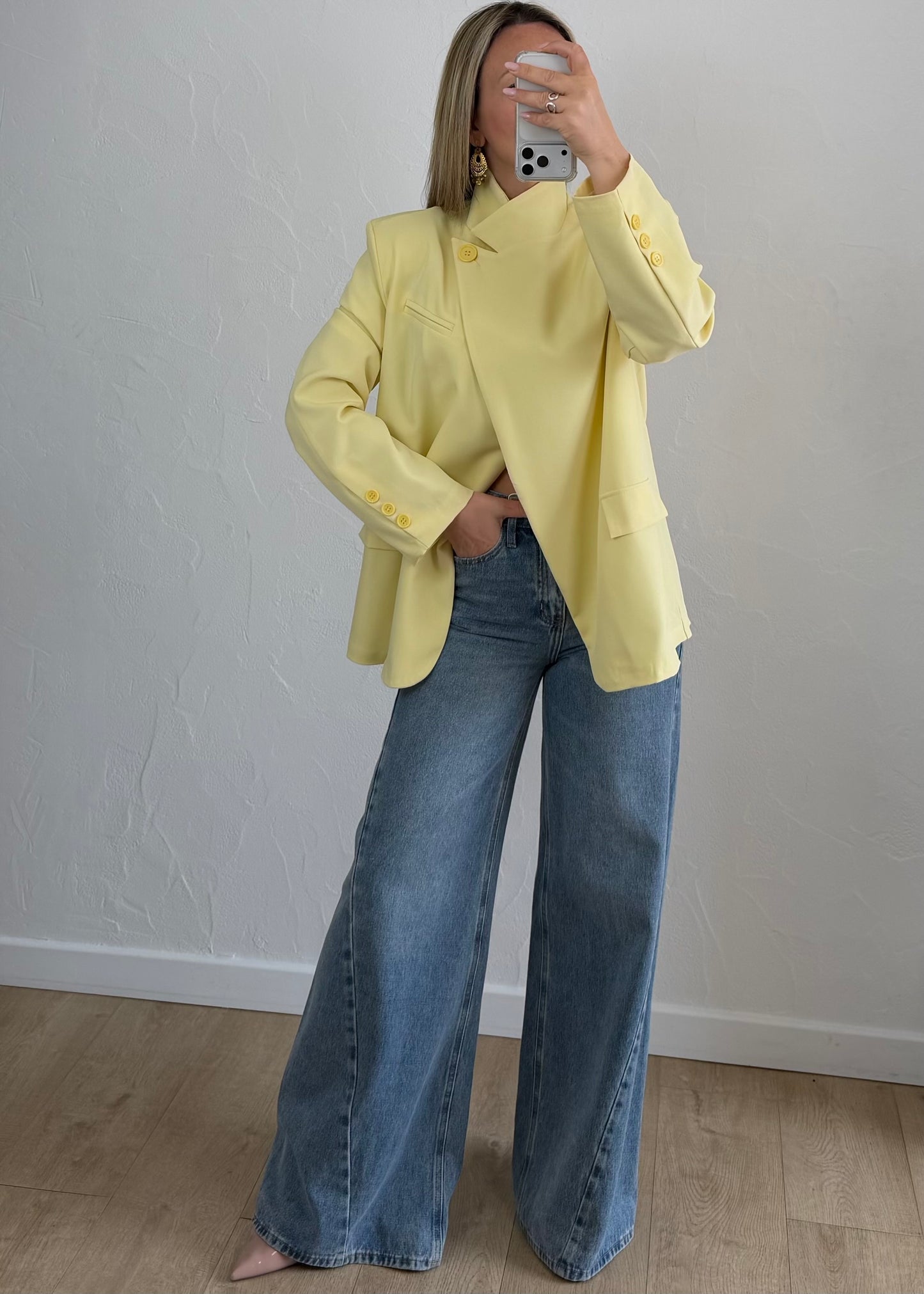 Blazer EULALIE Jaune