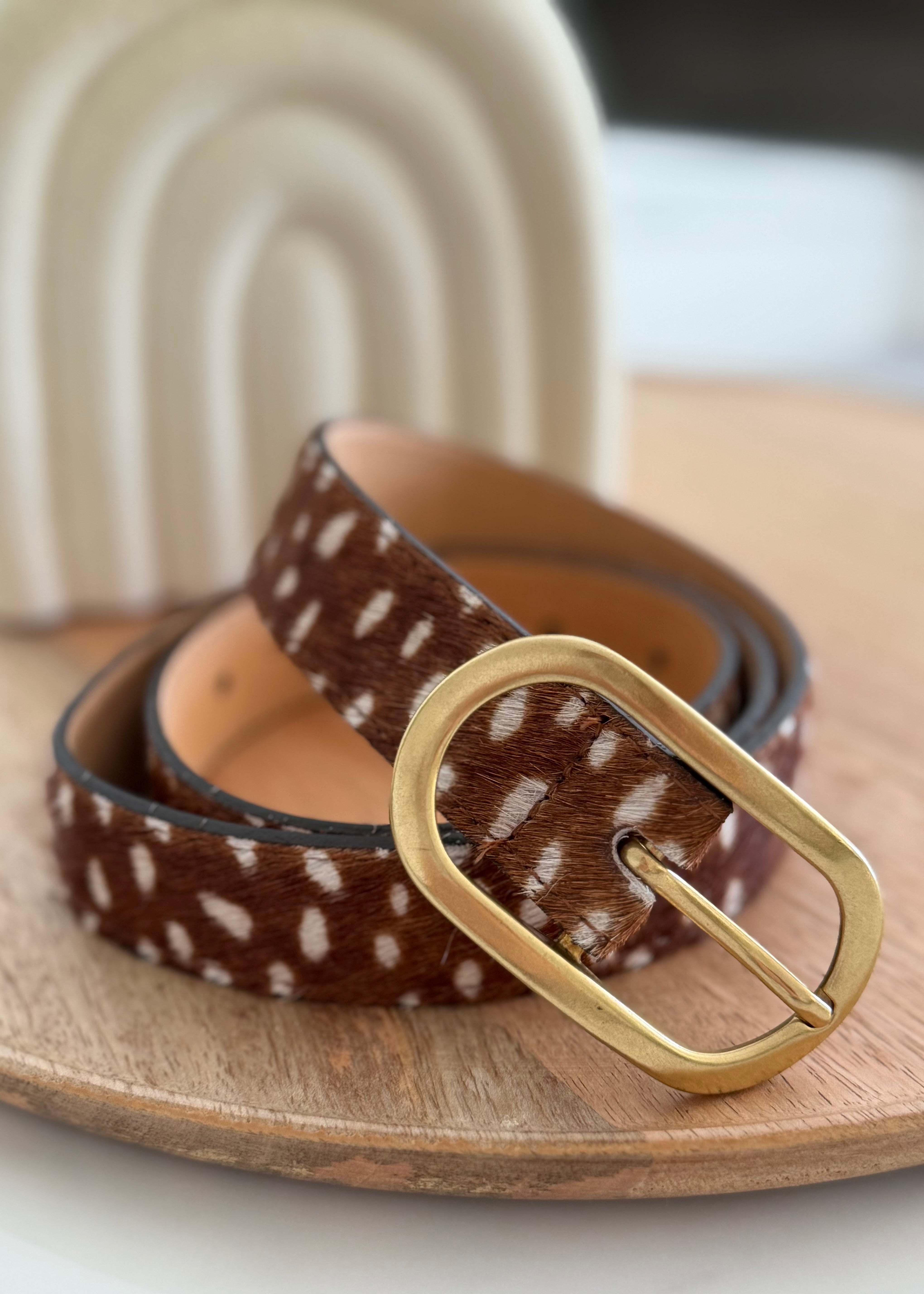 Ceinture cuir Bambi