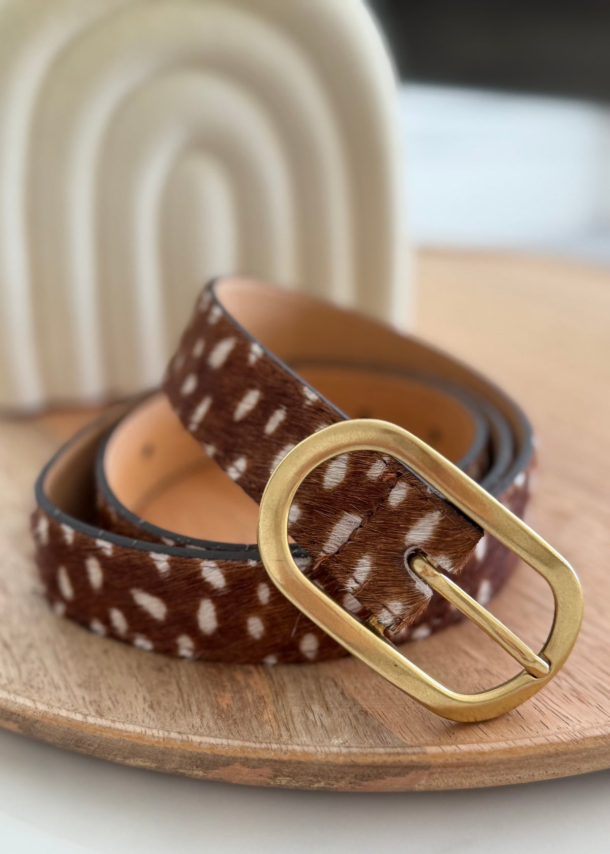 Ceinture cuir Bambi